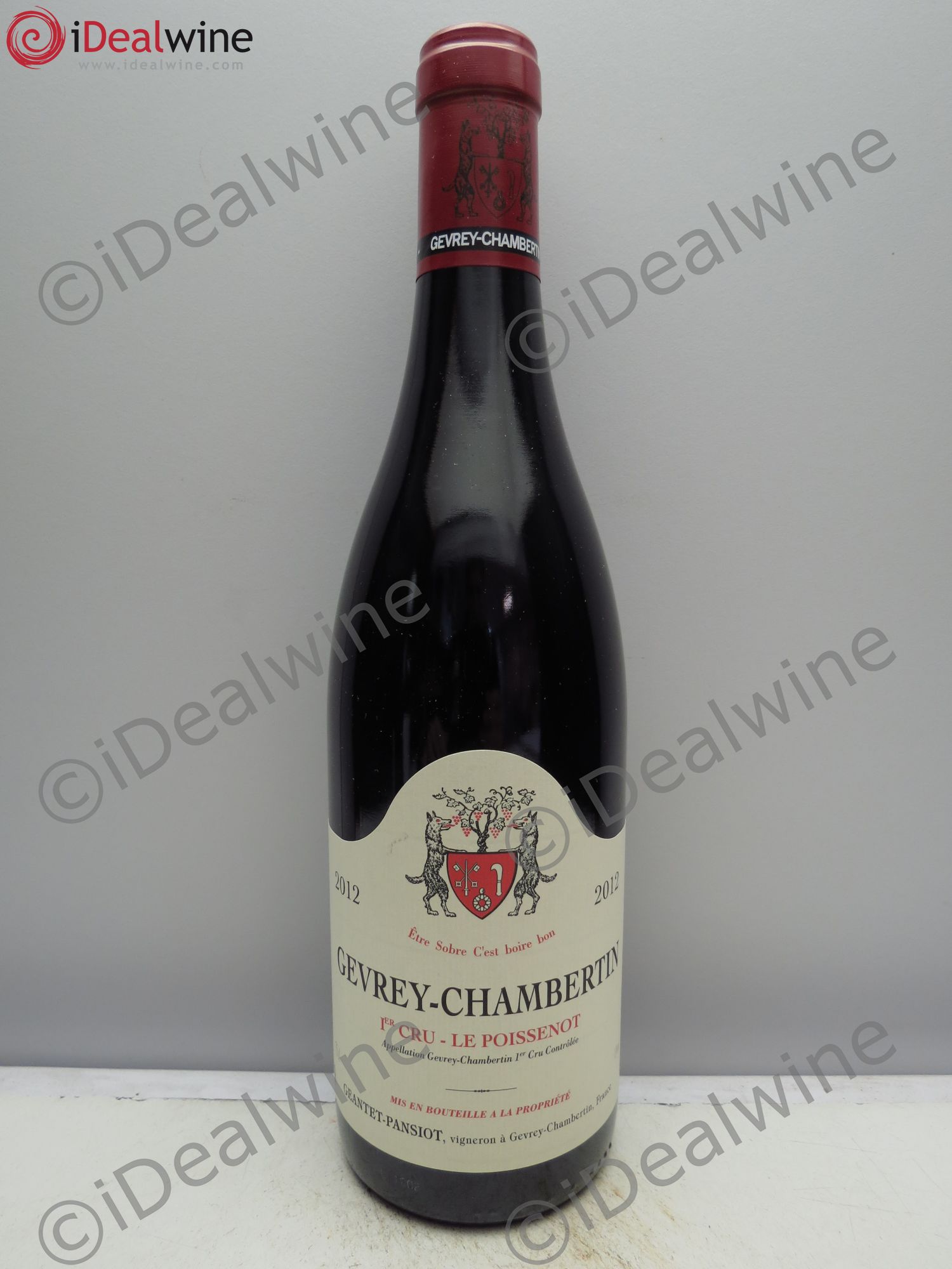 Gevrey-Chambertin 1er Cru Le Poissenot Geantet-Pansiot 2012 - Lot de 1 bouteille - 0