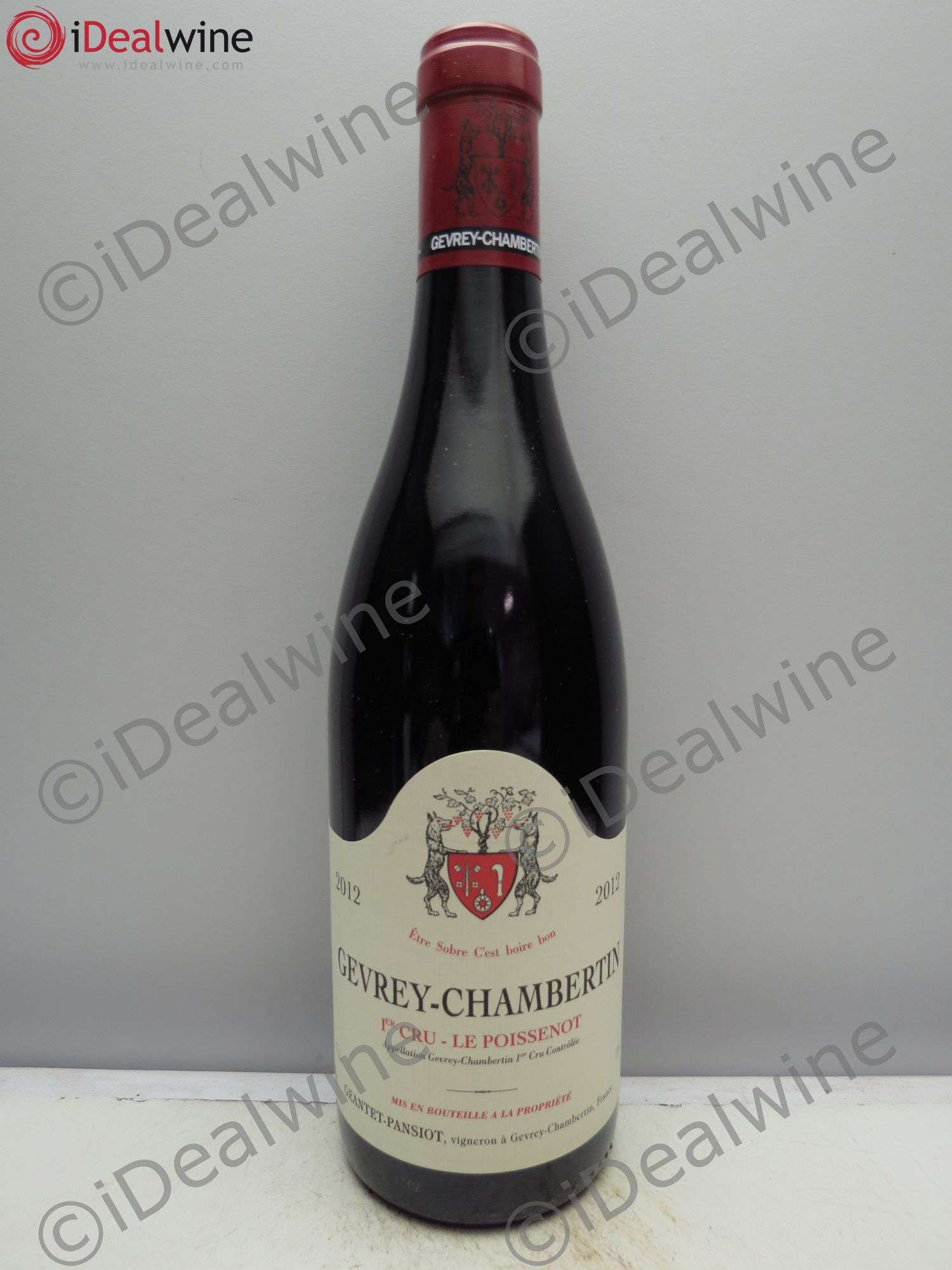 Gevrey-Chambertin 1er Cru Le Poissenot Geantet-Pansiot 2012 - Lot de 1 bouteille - 0