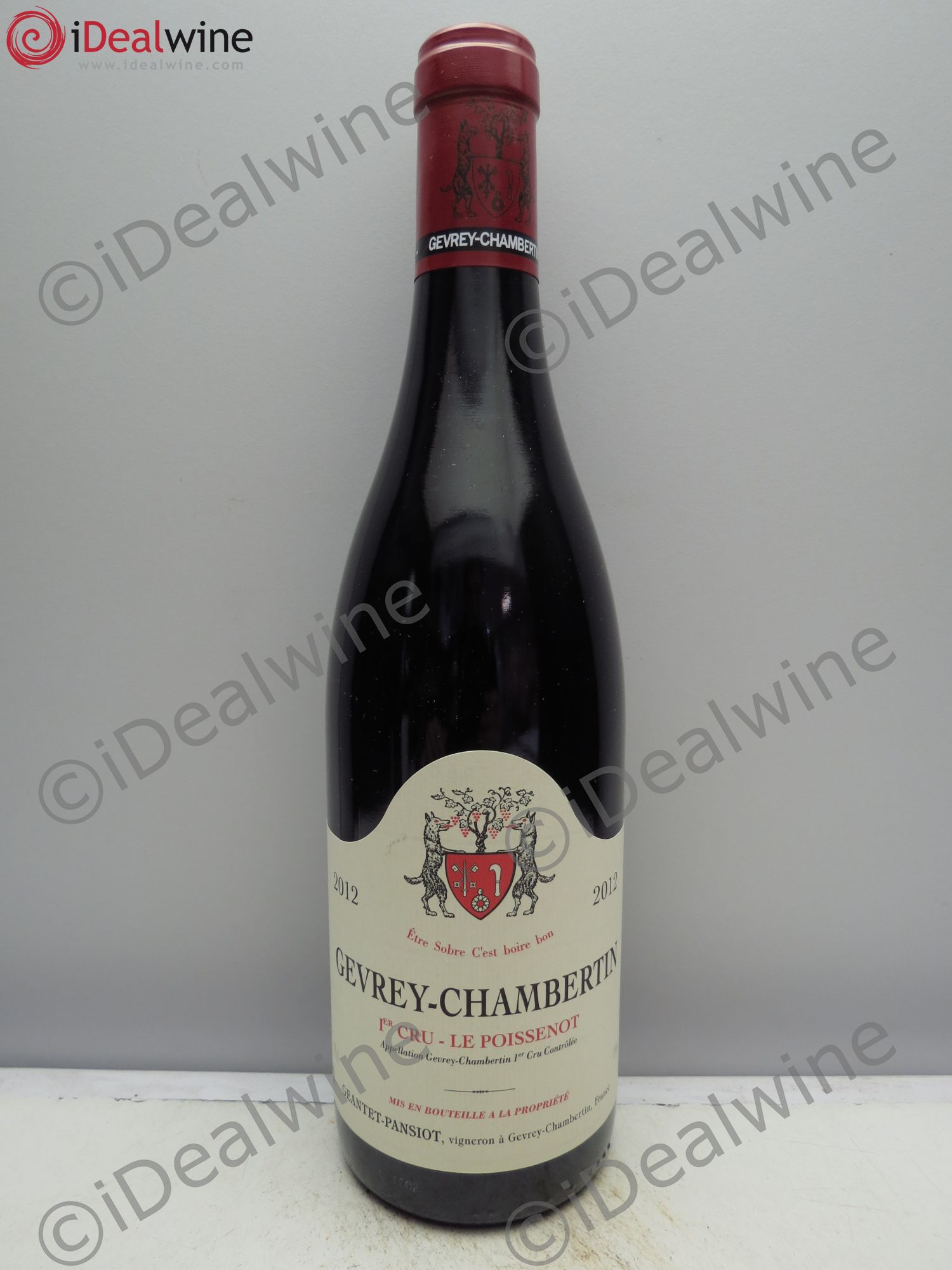 Gevrey-Chambertin 1er Cru Le Poissenot Geantet-Pansiot 2012 - Lot de 1 bouteille - 0
