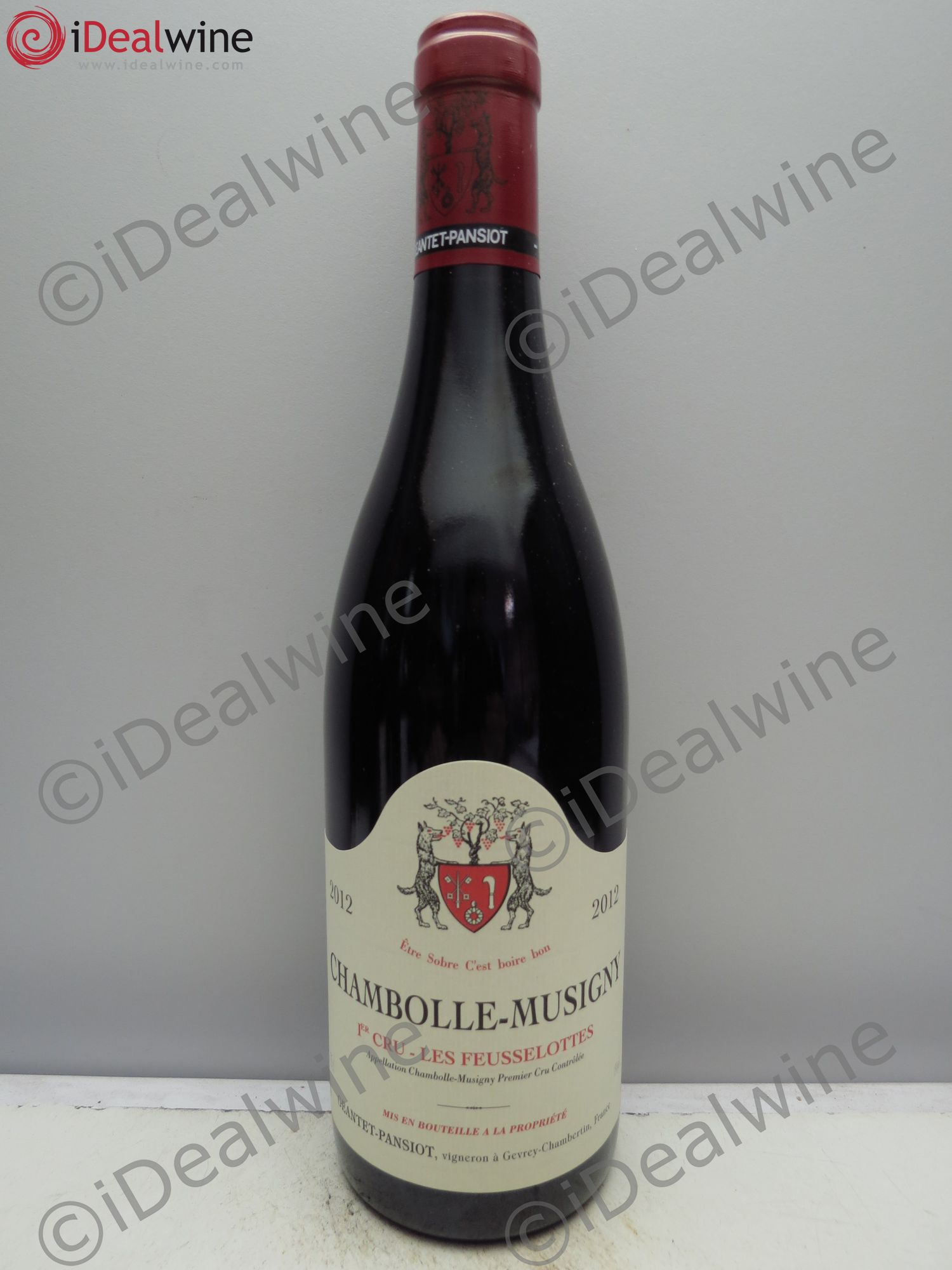 Chambolle-Musigny 1er Cru Les Feusselottes Geantet-Pansiot 2012 - Lot de 1 bouteille - 0
