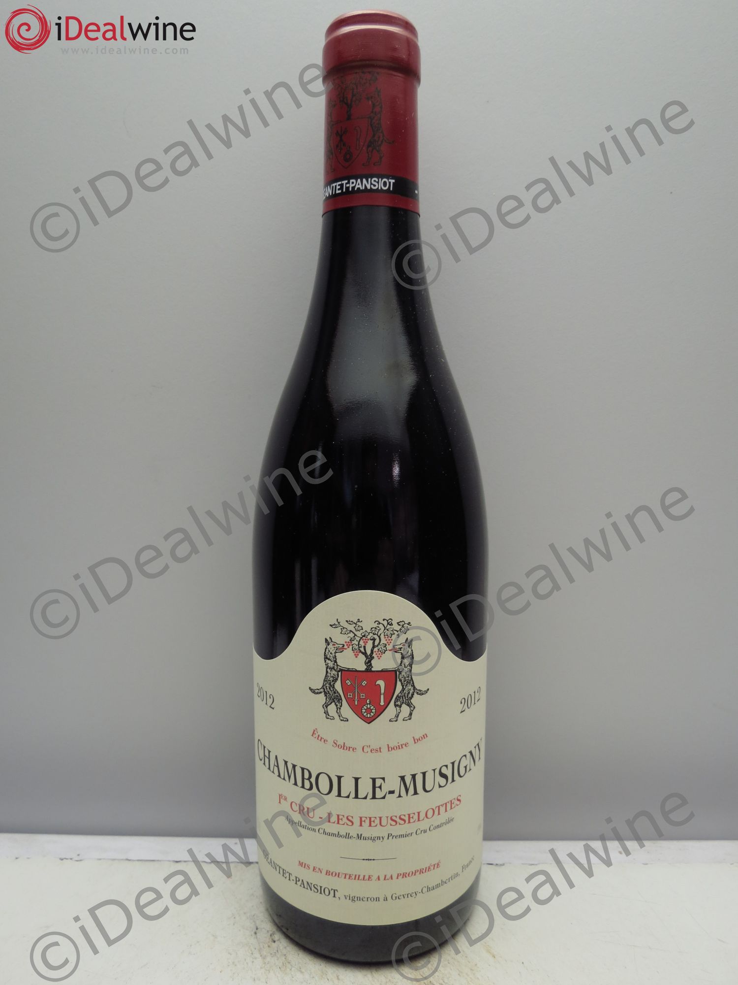 Chambolle-Musigny 1er Cru Les Feusselottes Geantet-Pansiot 2012 - Lot de 1 bouteille - 0