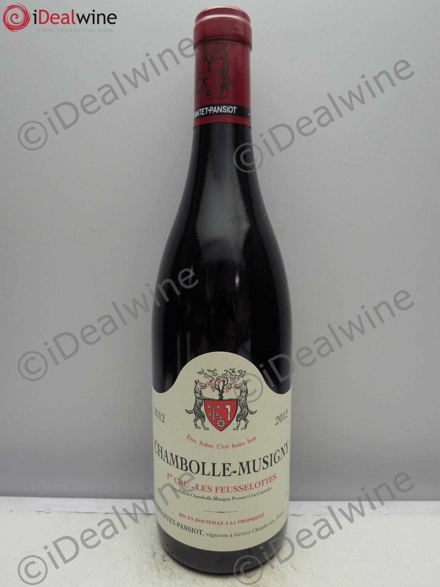 Chambolle-Musigny 1er Cru Les Feusselottes Geantet-Pansiot 2012 - Lot de 1 bouteille - 0