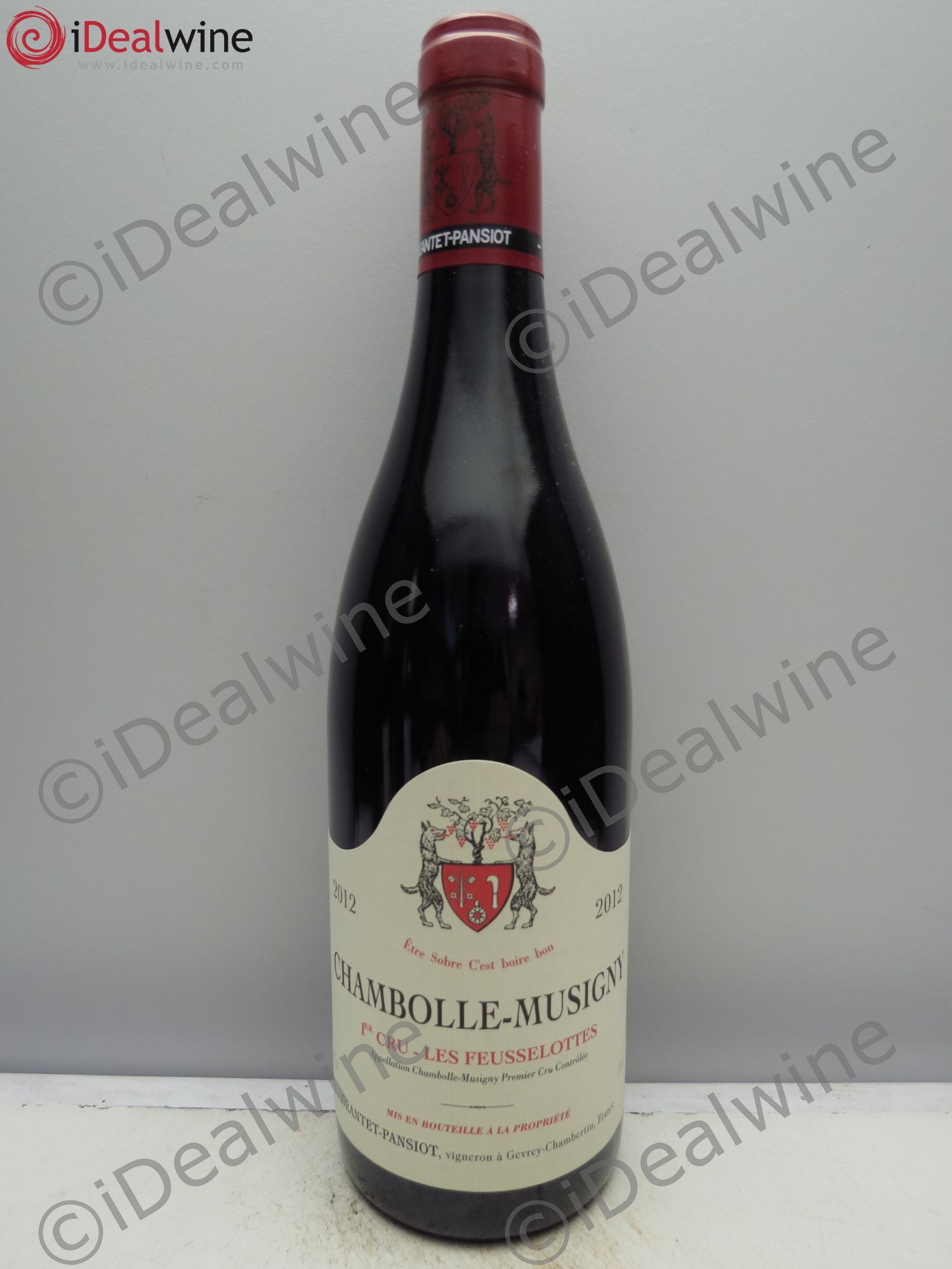 Chambolle-Musigny 1er Cru Les Feusselottes Geantet-Pansiot 2012 - Lot de 1 bouteille - 0