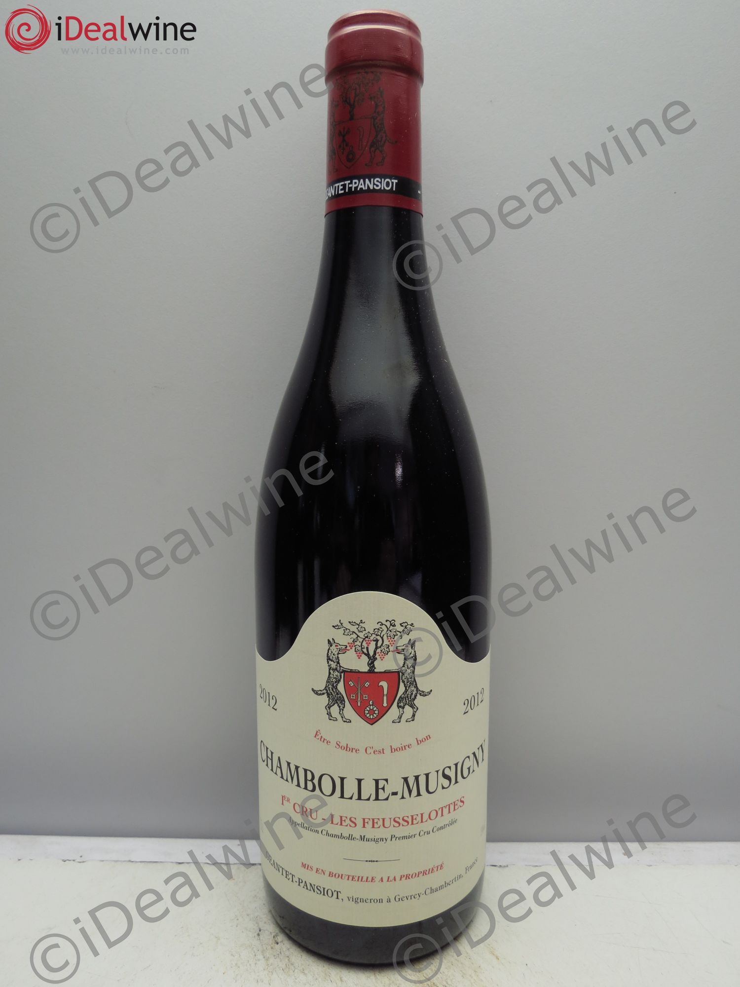 Chambolle-Musigny 1er Cru Les Feusselottes Geantet-Pansiot 2012 - Lot de 1 bouteille - 0