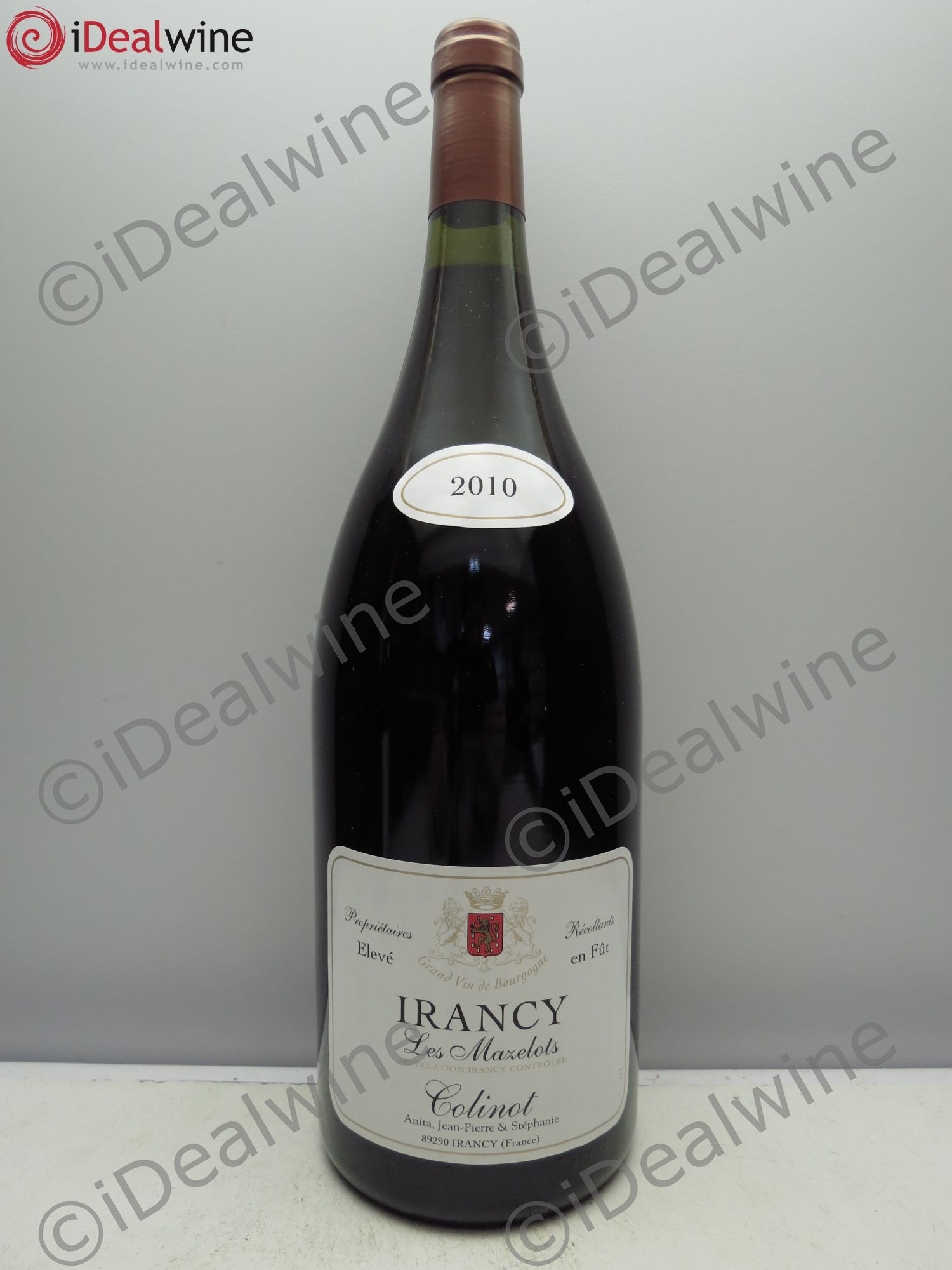 Bourgogne Irancy Domaine Colinot "les Mazelots-Fûts" 2010 - Posten von 1 Magnum - 0
