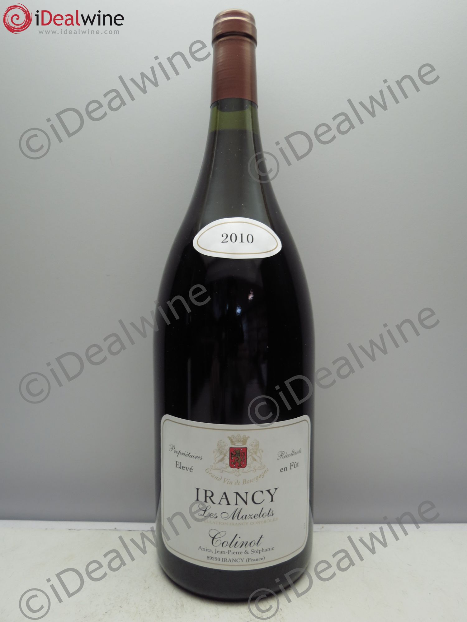 Bourgogne Irancy Domaine Colinot "les Mazelots-Fûts" 2010 - Posten von 1 Magnum - 0
