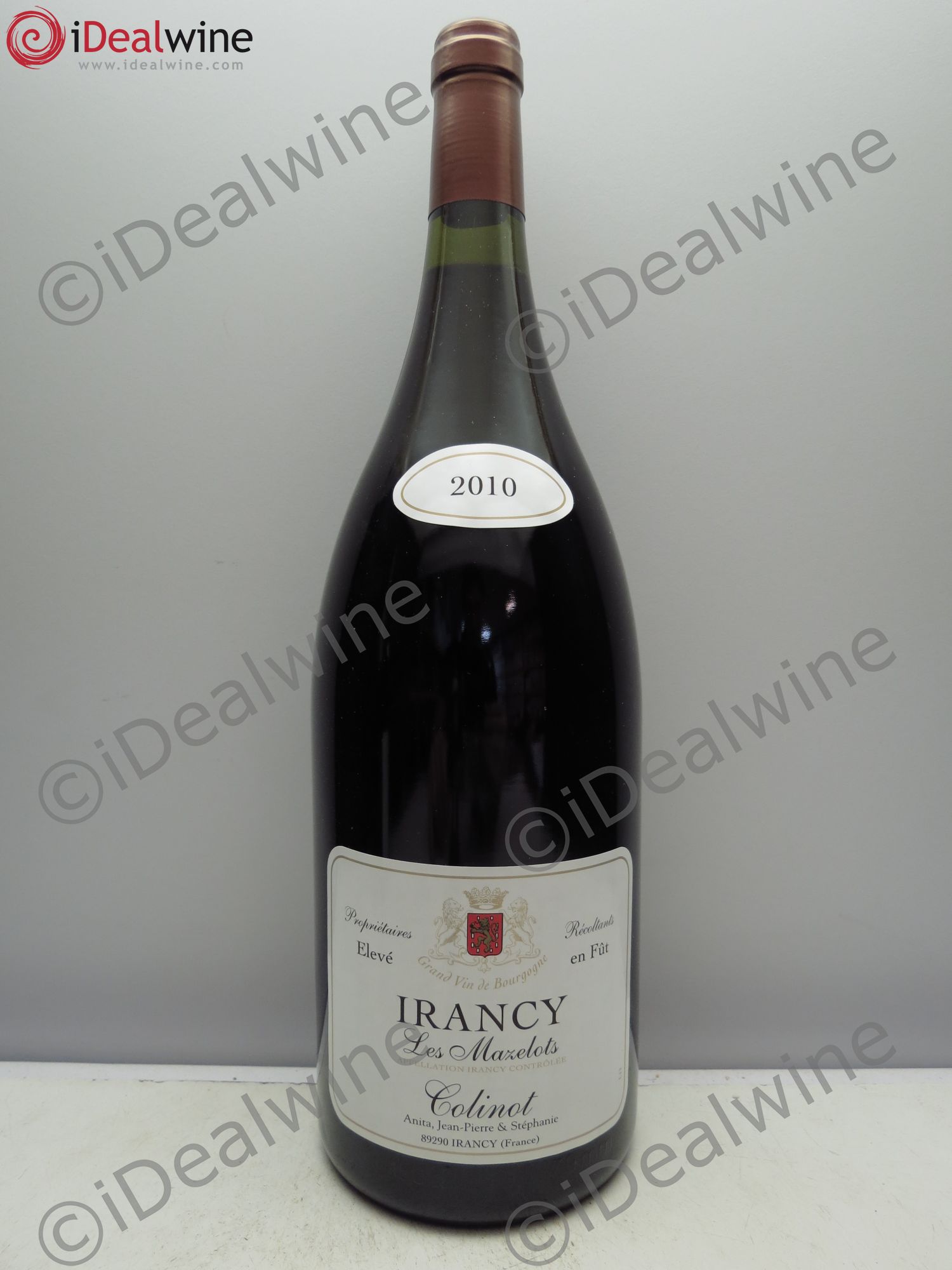 Bourgogne Irancy Domaine Colinot "les Mazelots-Fûts" 2010 - Posten von 1 Magnum - 0