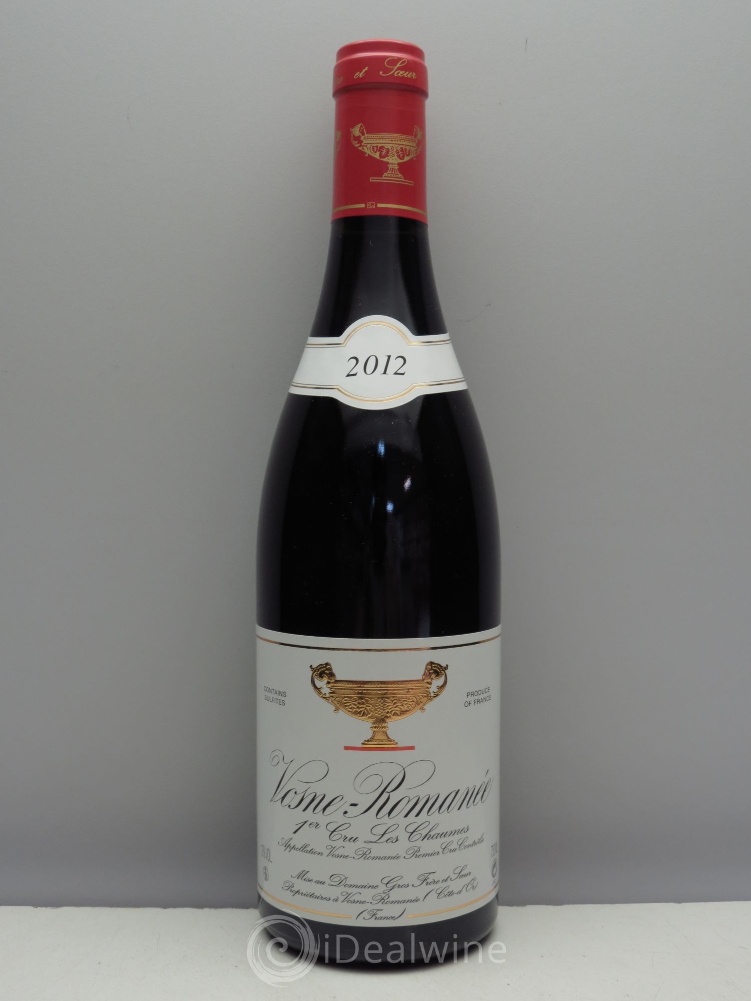 Vosne-Romanée 1er Cru Les Chaumes Gros Frère & Soeur 2012 - Lot de 1 bouteille - 0