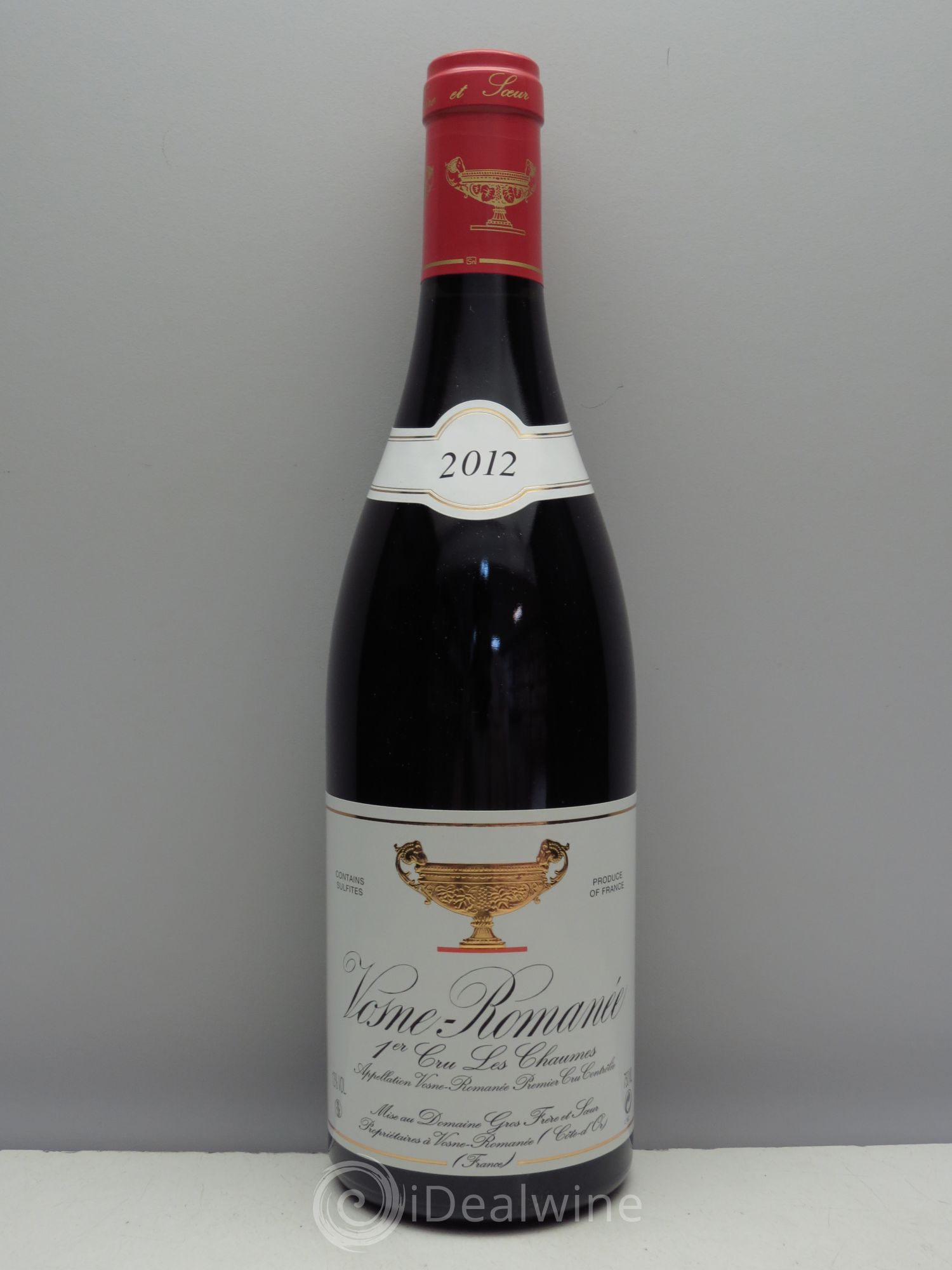 Vosne-Romanée 1er Cru Les Chaumes Gros Frère & Soeur 2012 - Lot de 1 bouteille - 0