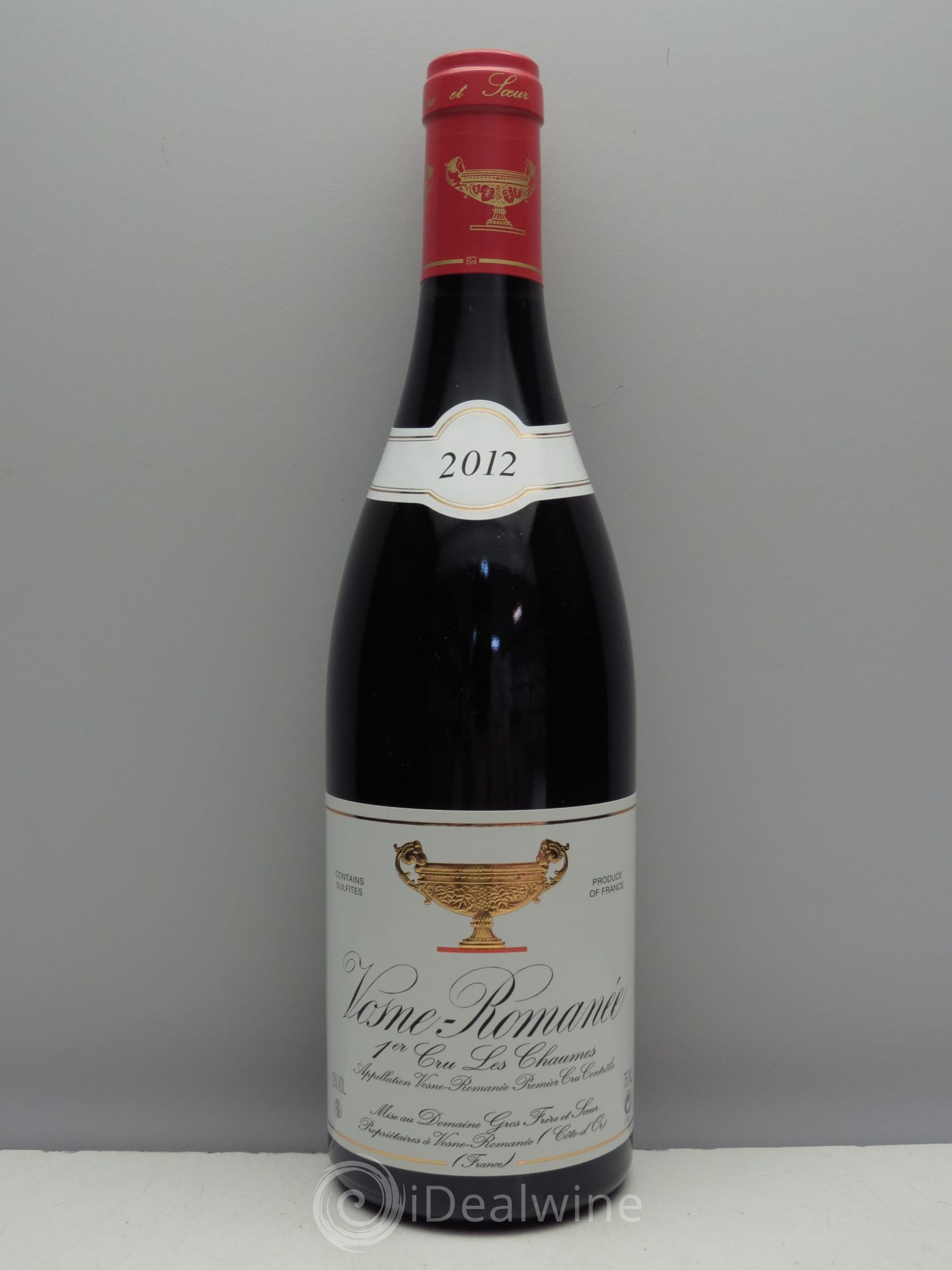Vosne-Romanée 1er Cru Les Chaumes Gros Frère & Soeur 2012 - Lot de 1 bouteille - 0