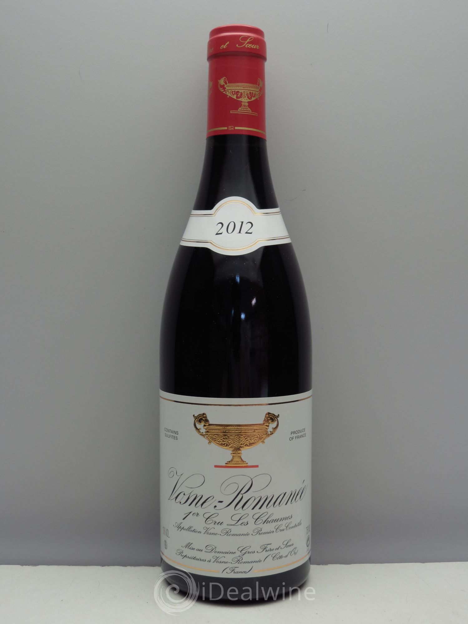 Vosne-Romanée 1er Cru Les Chaumes Gros Frère & Soeur 2012 - Lot de 1 bouteille - 0
