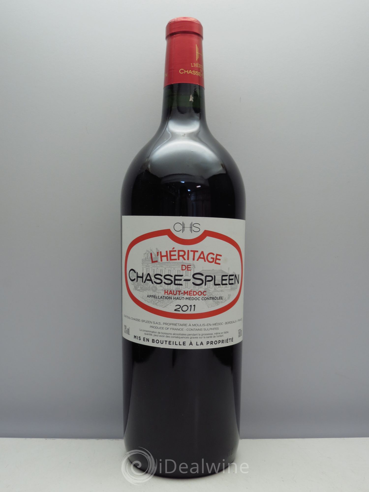 Héritage (Ermitage) de Chasse Spleen 2011 - Lot de 1 magnum - 0