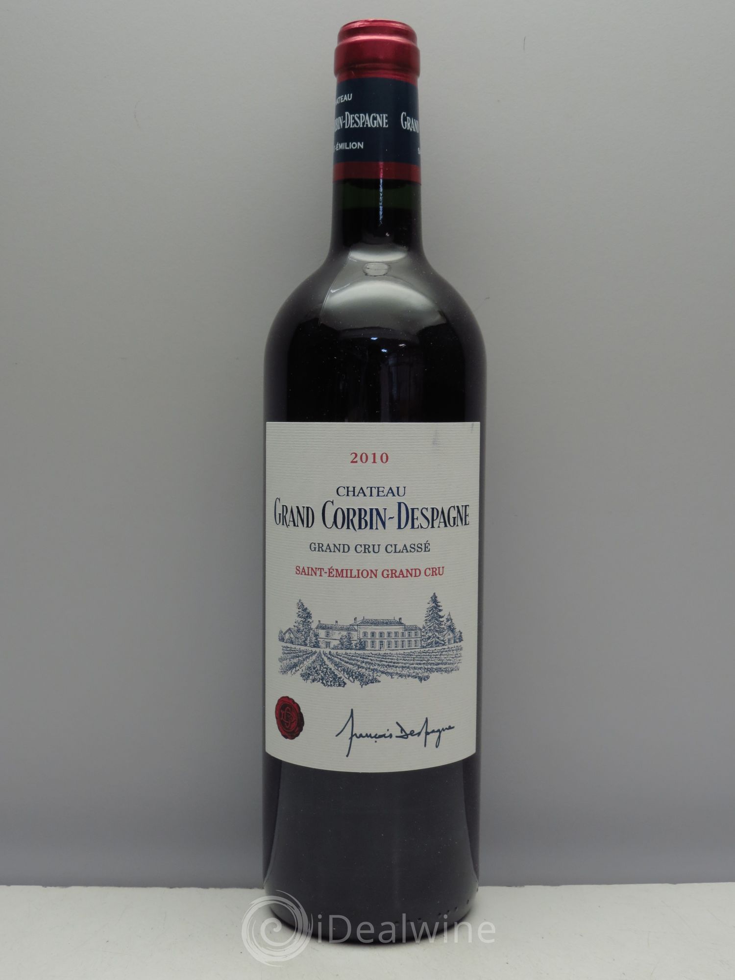 Château Grand Corbin Despagne Grand Cru Classé 2010 - Lot de 1 bouteille - 0