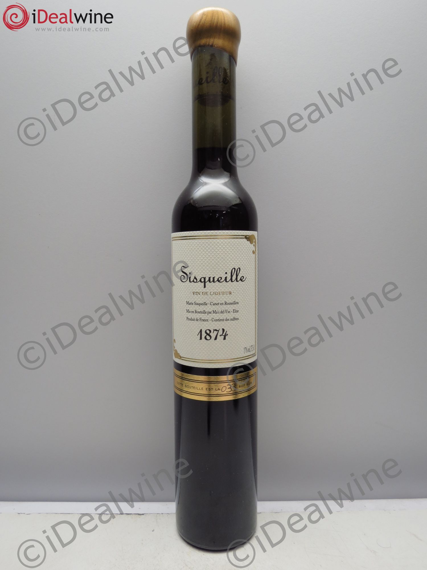 Rivesaltes Château Sisqueille 1874 - Posten von 1 Demi-Flasche - 0
