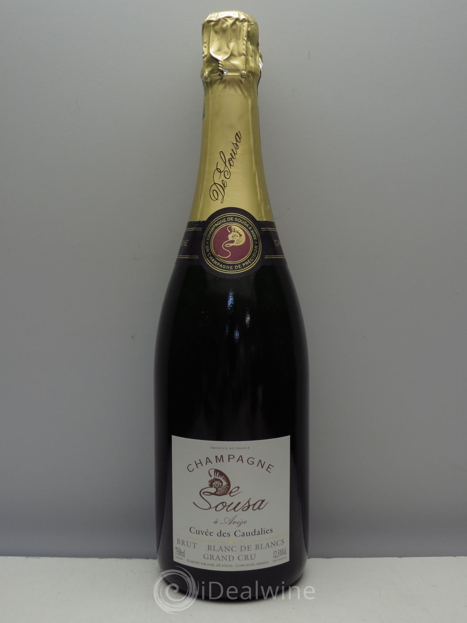 Cuvée des Caudalies Grand Cru Extra-Brut De Sousa - Lot de 1 bouteille - 0