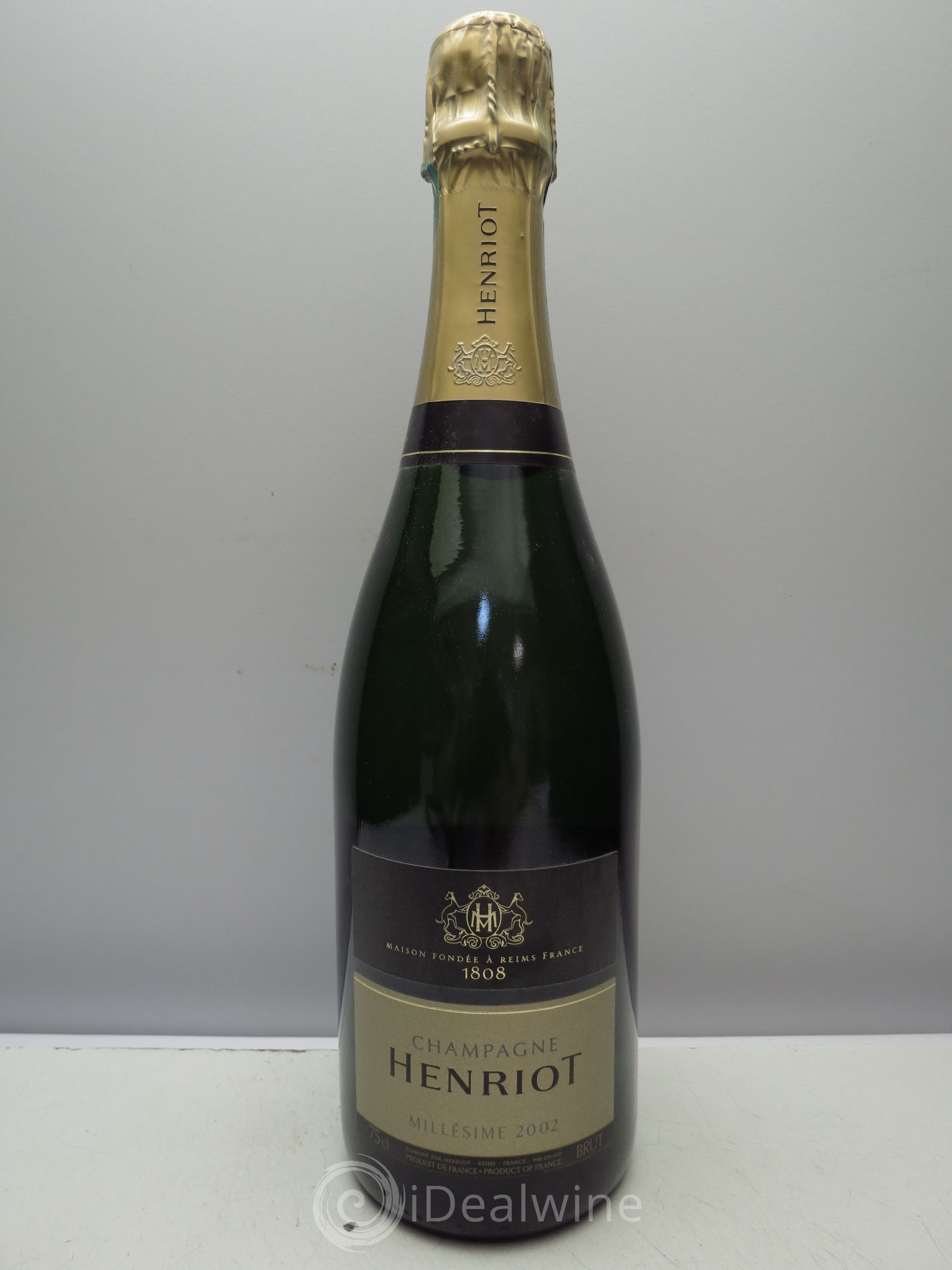 Brut Millésimé Henriot 2002 - Lot de 1 bouteille - 0