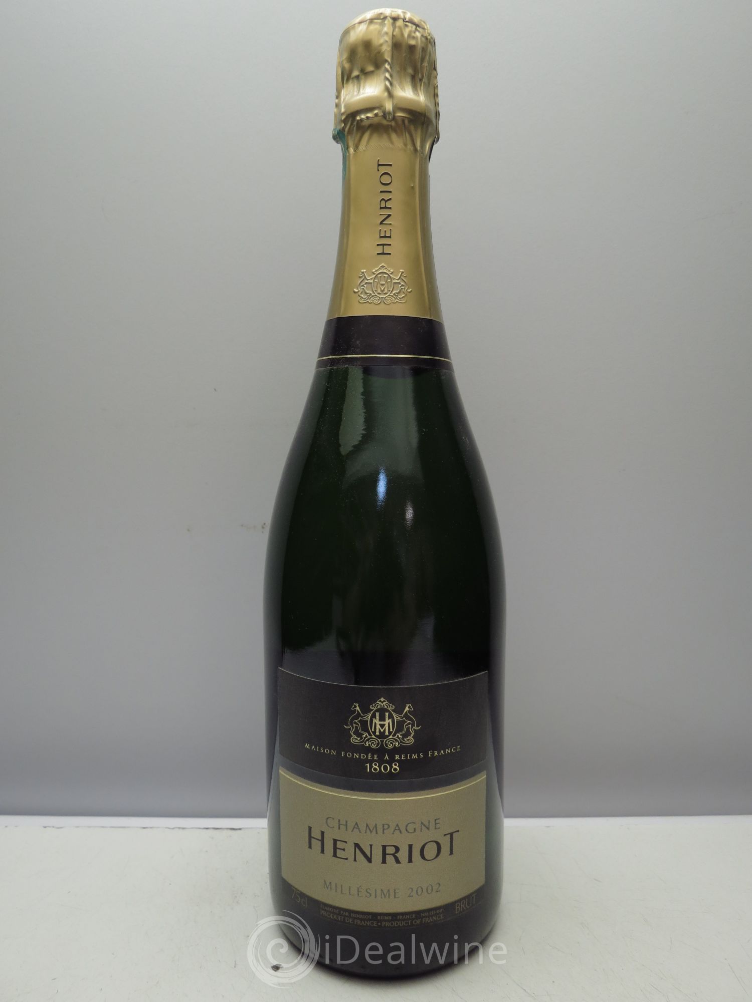 Brut Millésimé Henriot 2002 - Lot de 1 bouteille - 0