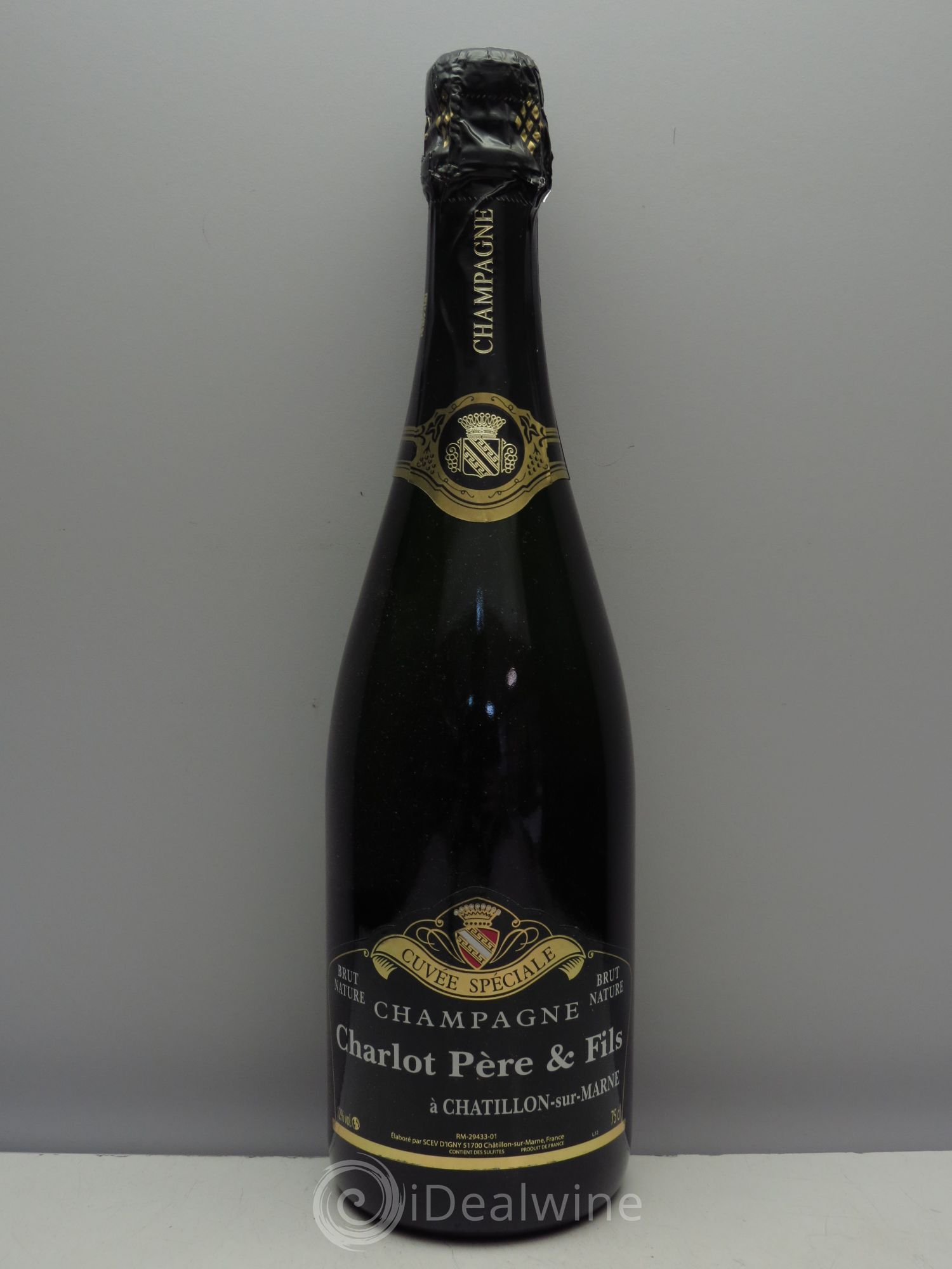Champagne Charlot Brut Nature - Posten von 1 Flasche - 0