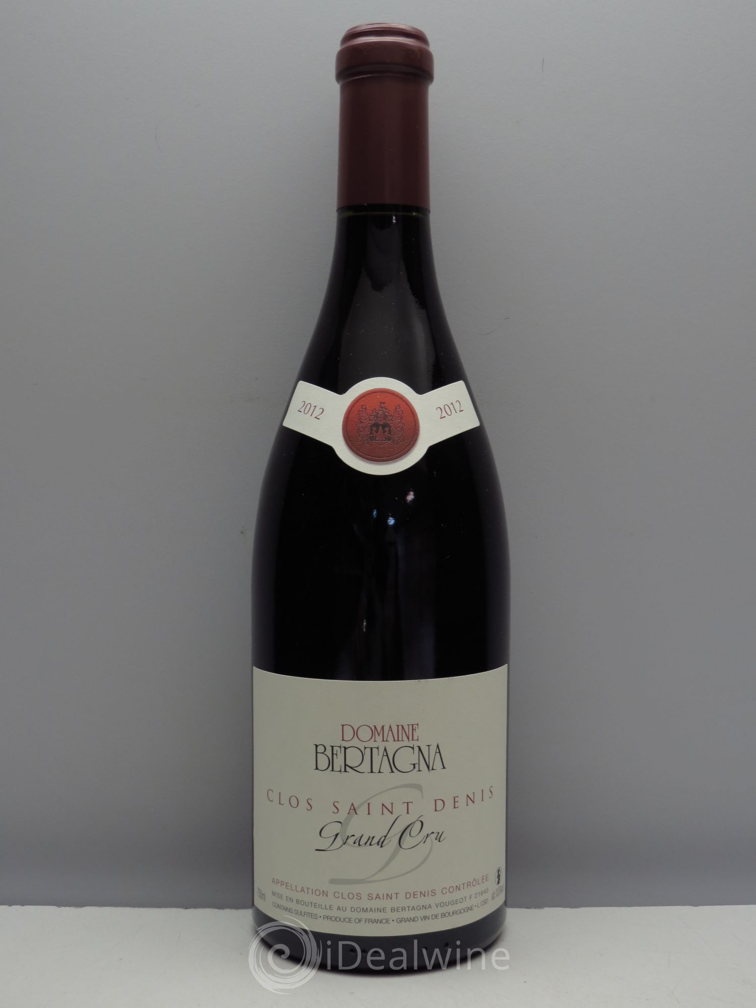 Clos Saint-Denis Grand Cru Bertagna 2012 - Lot de 1 bouteille - 0