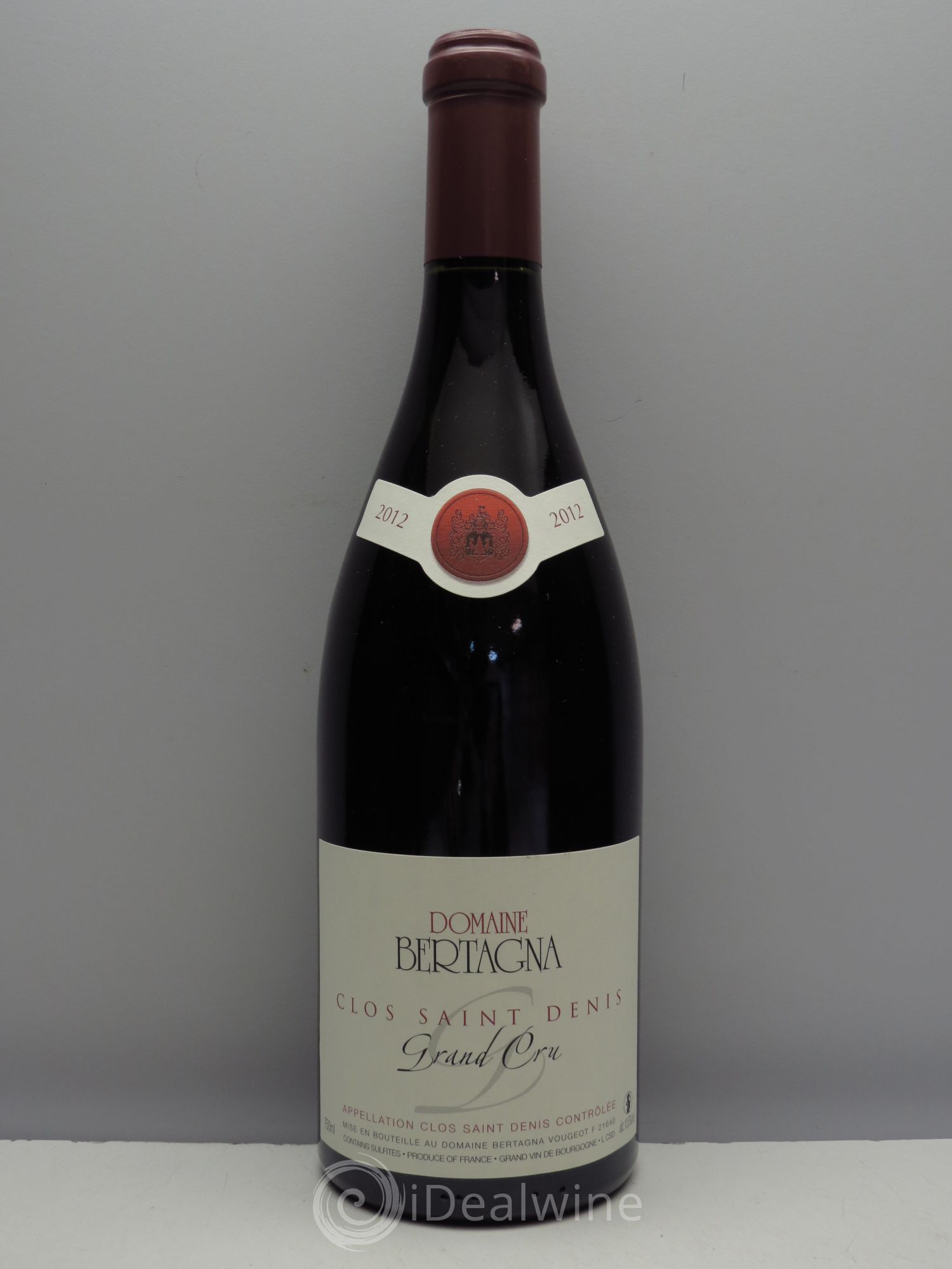 Clos Saint-Denis Grand Cru Bertagna 2012 - Lot de 1 bouteille - 0