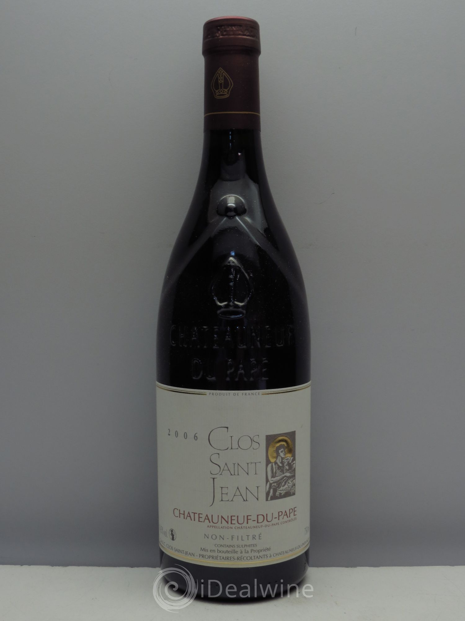 Châteauneuf-du-Pape Clos Saint-Jean Pascal et Vincent Maurel 2006 - Lot de 1 bouteille - 0
