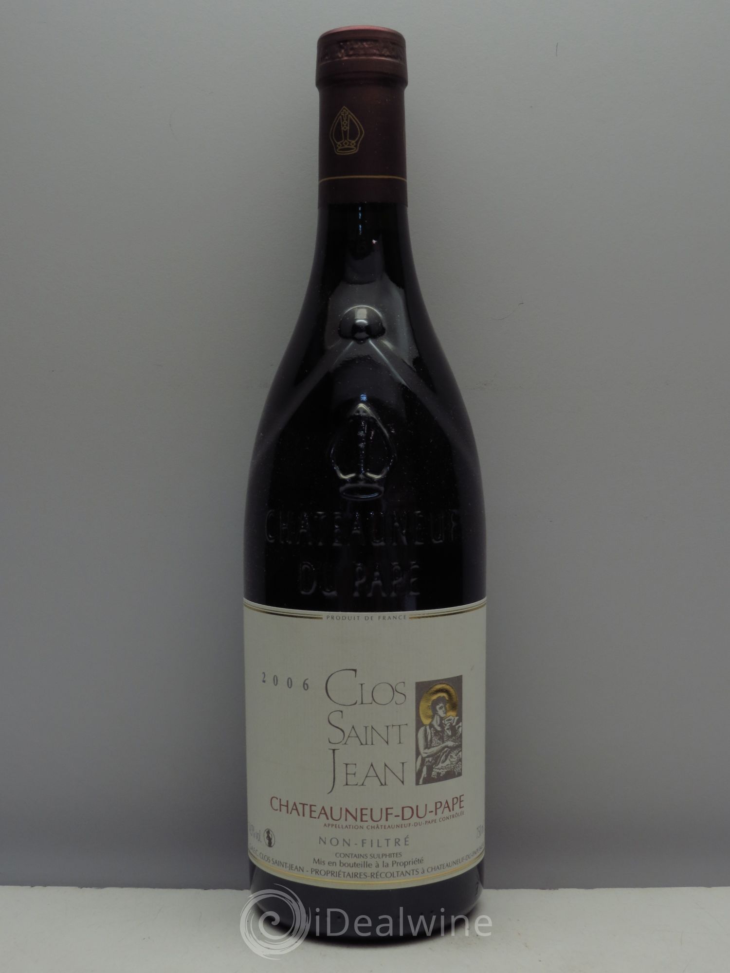 Châteauneuf-du-Pape Clos Saint-Jean Pascal et Vincent Maurel 2006 - Lot de 1 bouteille - 0