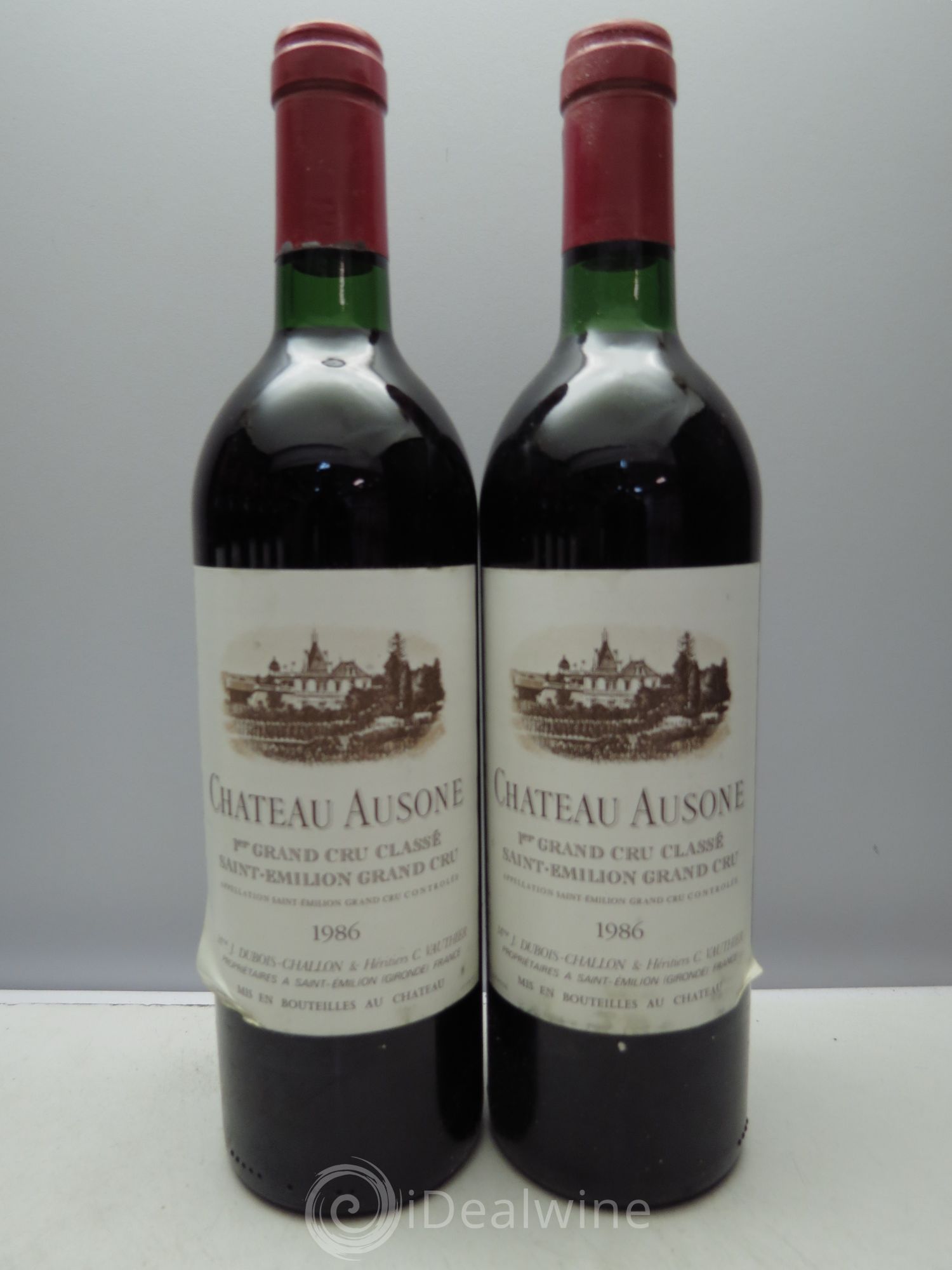Château Ausone 1er Grand Cru Classé A 1986 - Lot de 12 bouteilles - 1