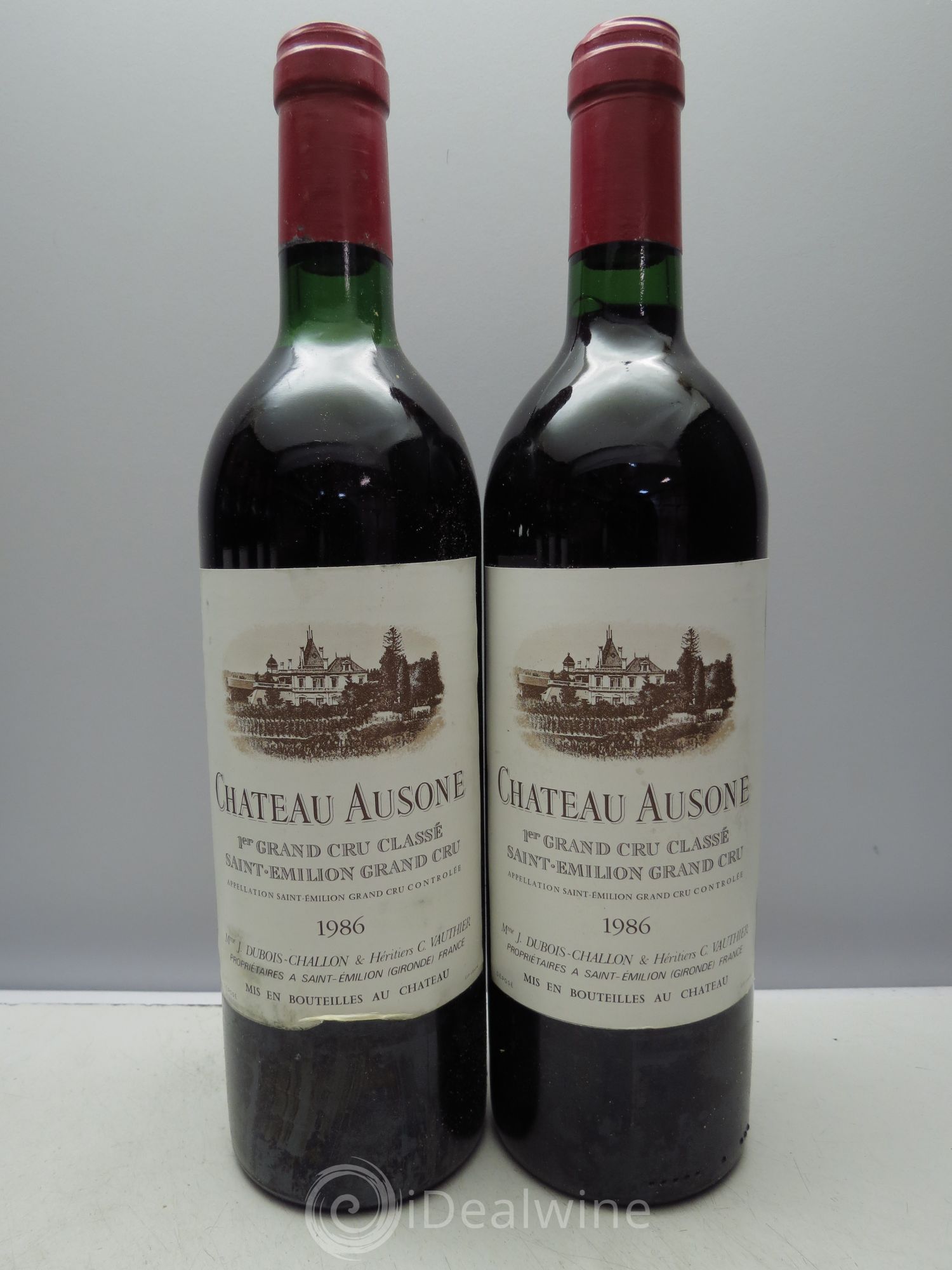 Château Ausone 1er Grand Cru Classé A 1986 - Lot de 12 bouteilles - 2