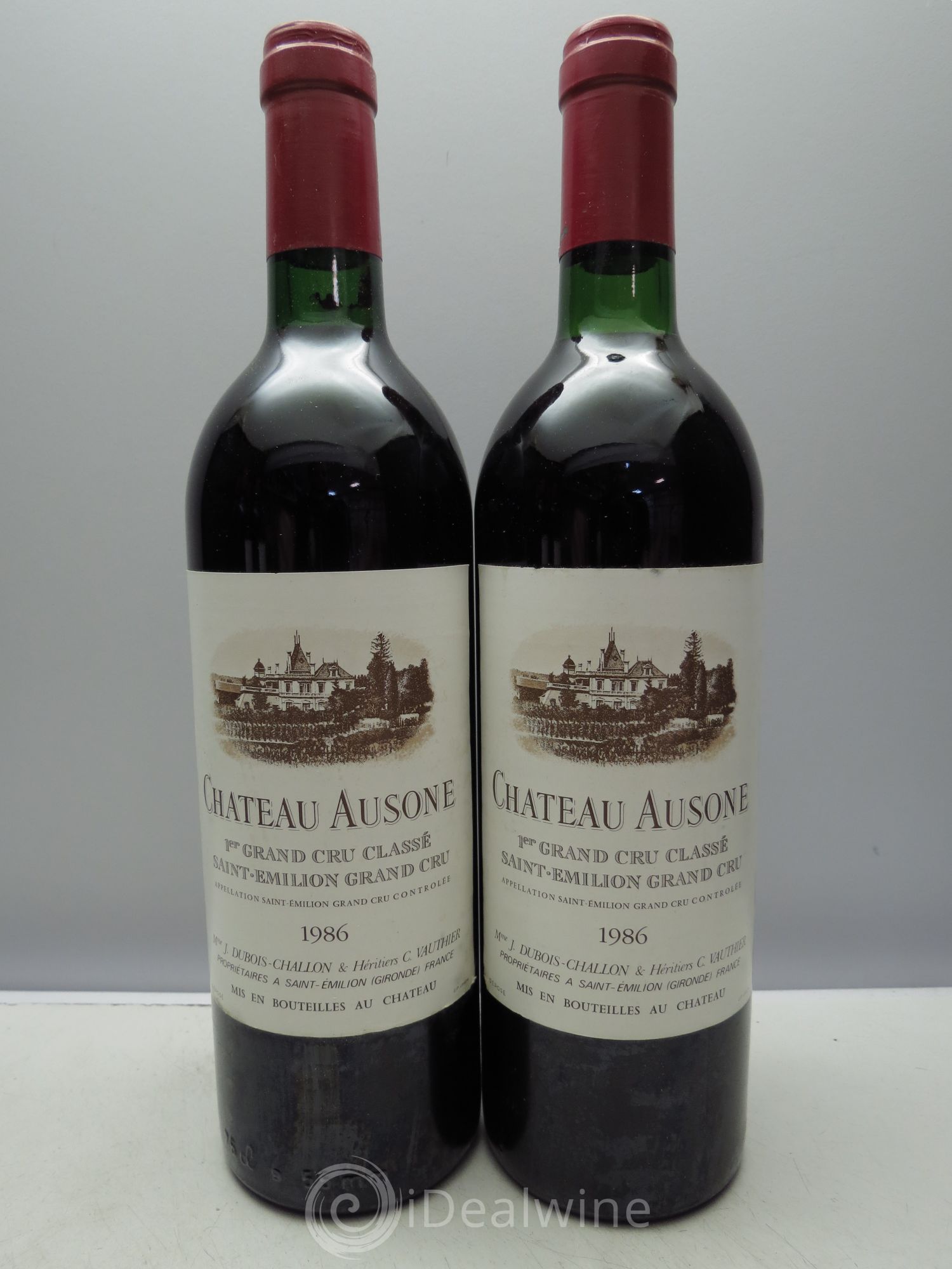 Château Ausone 1er Grand Cru Classé A 1986 - Lot de 12 bouteilles - 4