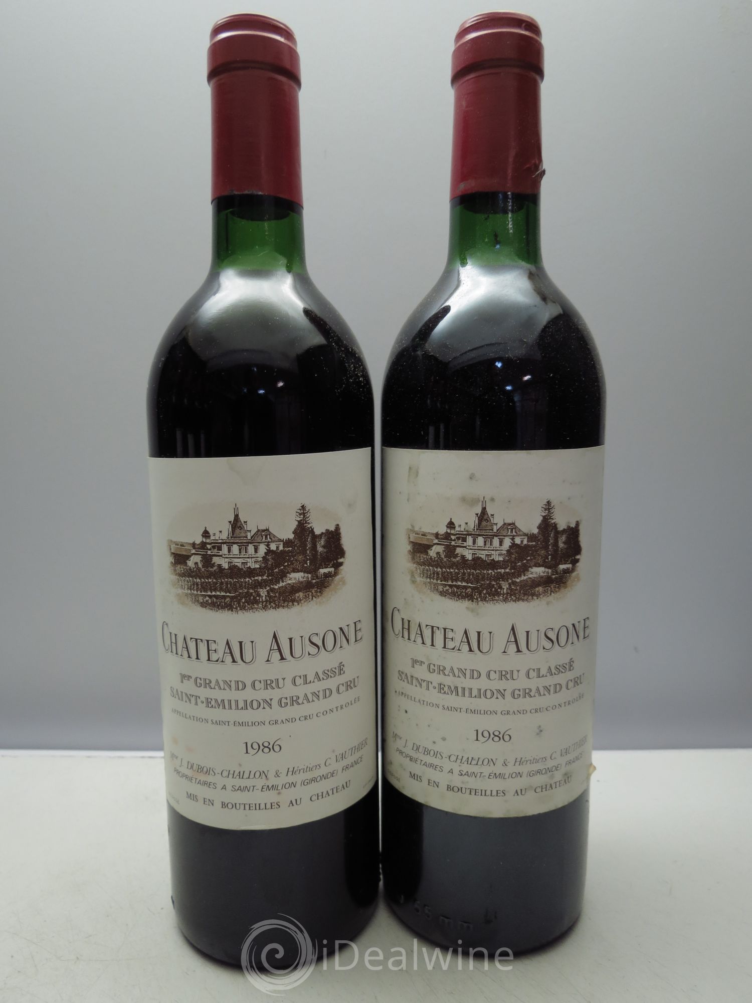 Château Ausone 1er Grand Cru Classé A 1986 - Lot de 12 bouteilles - 2