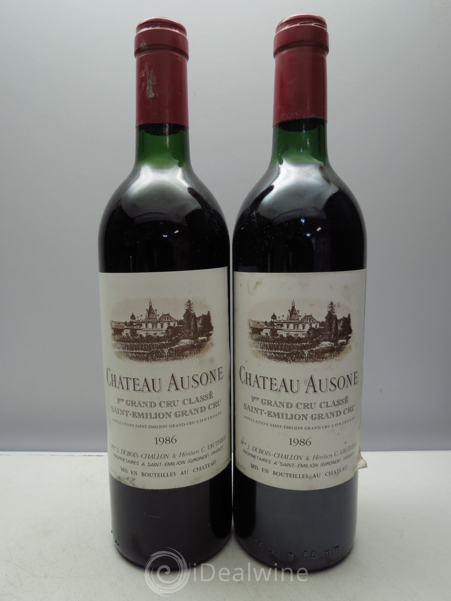Château Ausone 1er Grand Cru Classé A 1986 - Lot de 12 bouteilles - 4
