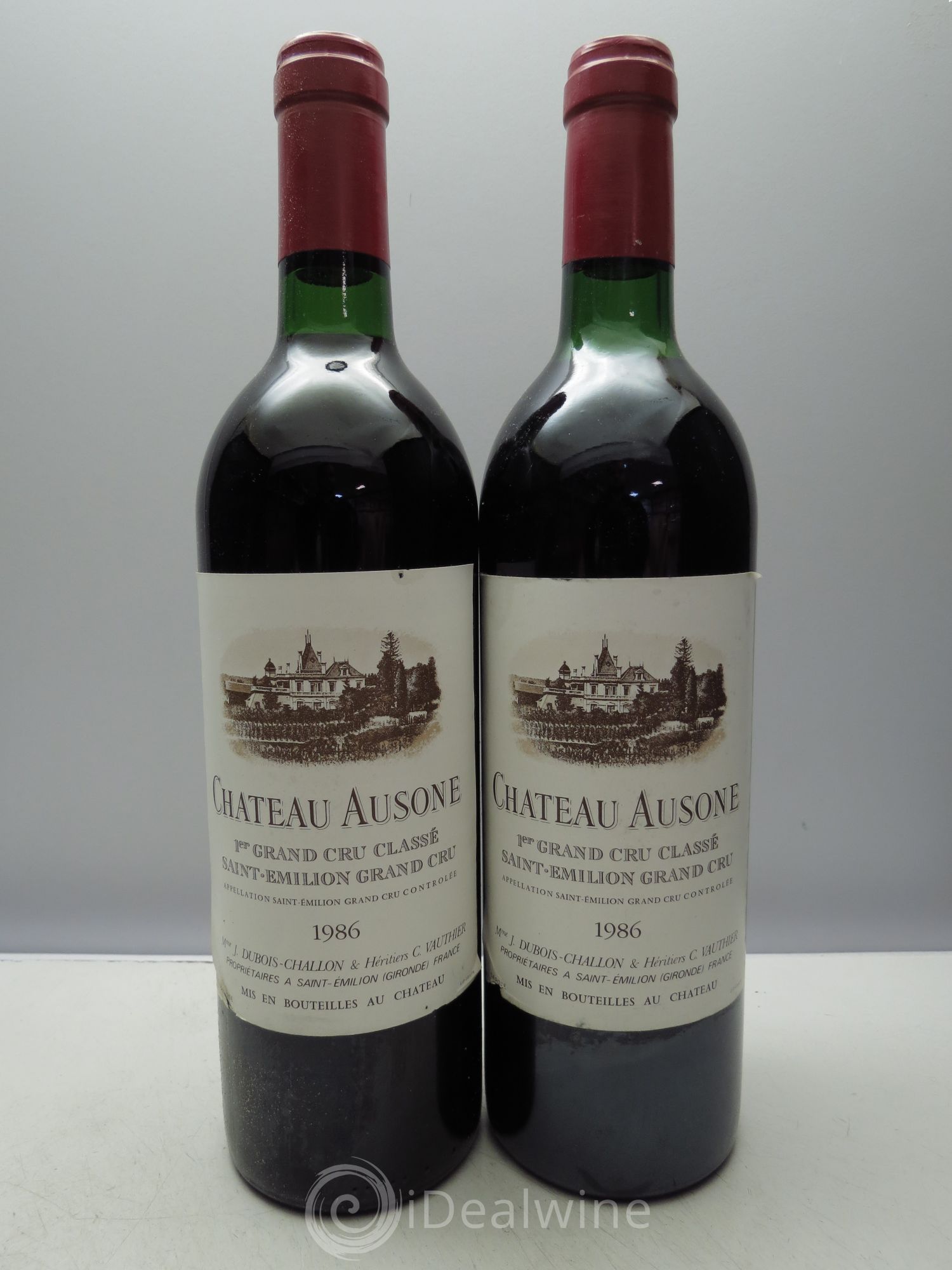 Château Ausone 1er Grand Cru Classé A 1986 - Lot de 12 bouteilles - 6