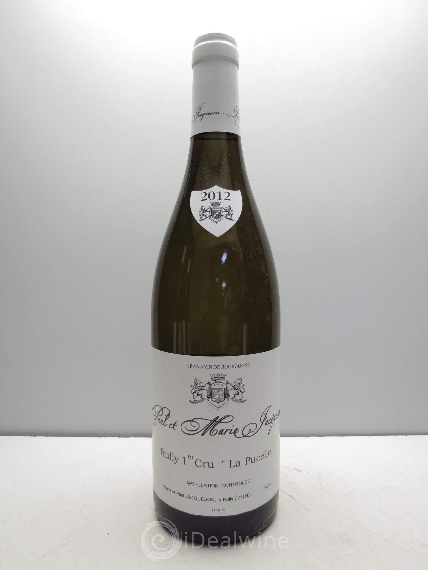 Rully 1er Cru La Pucelle Paul & Marie Jacqueson 2012 - Lot de 1 bouteille - 0