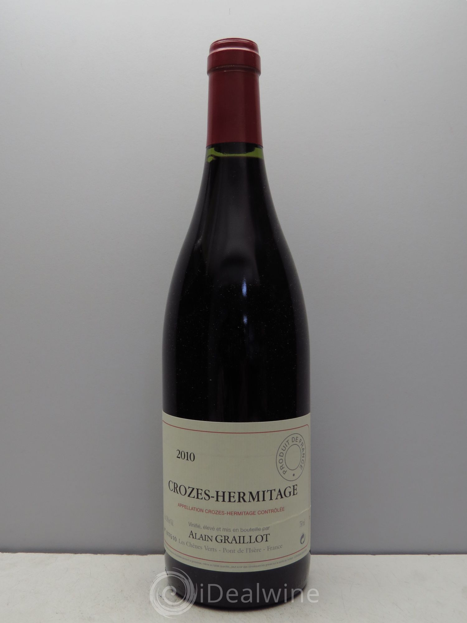 Crozes-Hermitage Domaine Graillot 2010 - Lot de 1 bouteille - 0