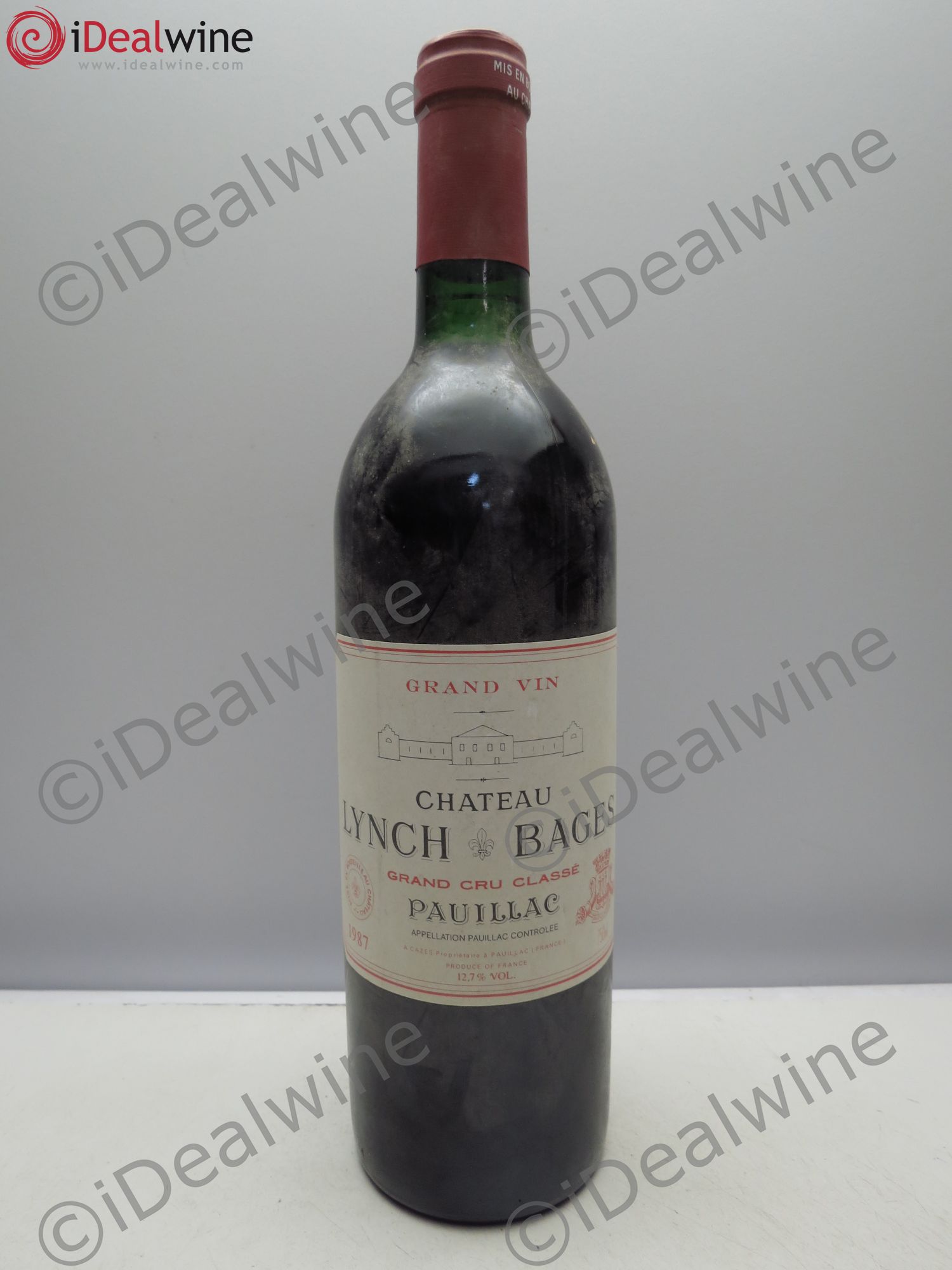 Château Lynch Bages 5ème Grand Cru Classé 1987 - Lot de 1 bouteille - 0