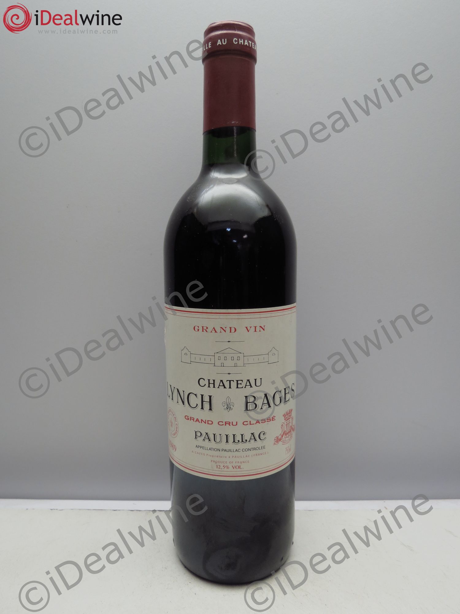 Château Lynch Bages 5ème Grand Cru Classé 1989 - Lot de 1 bouteille - 0