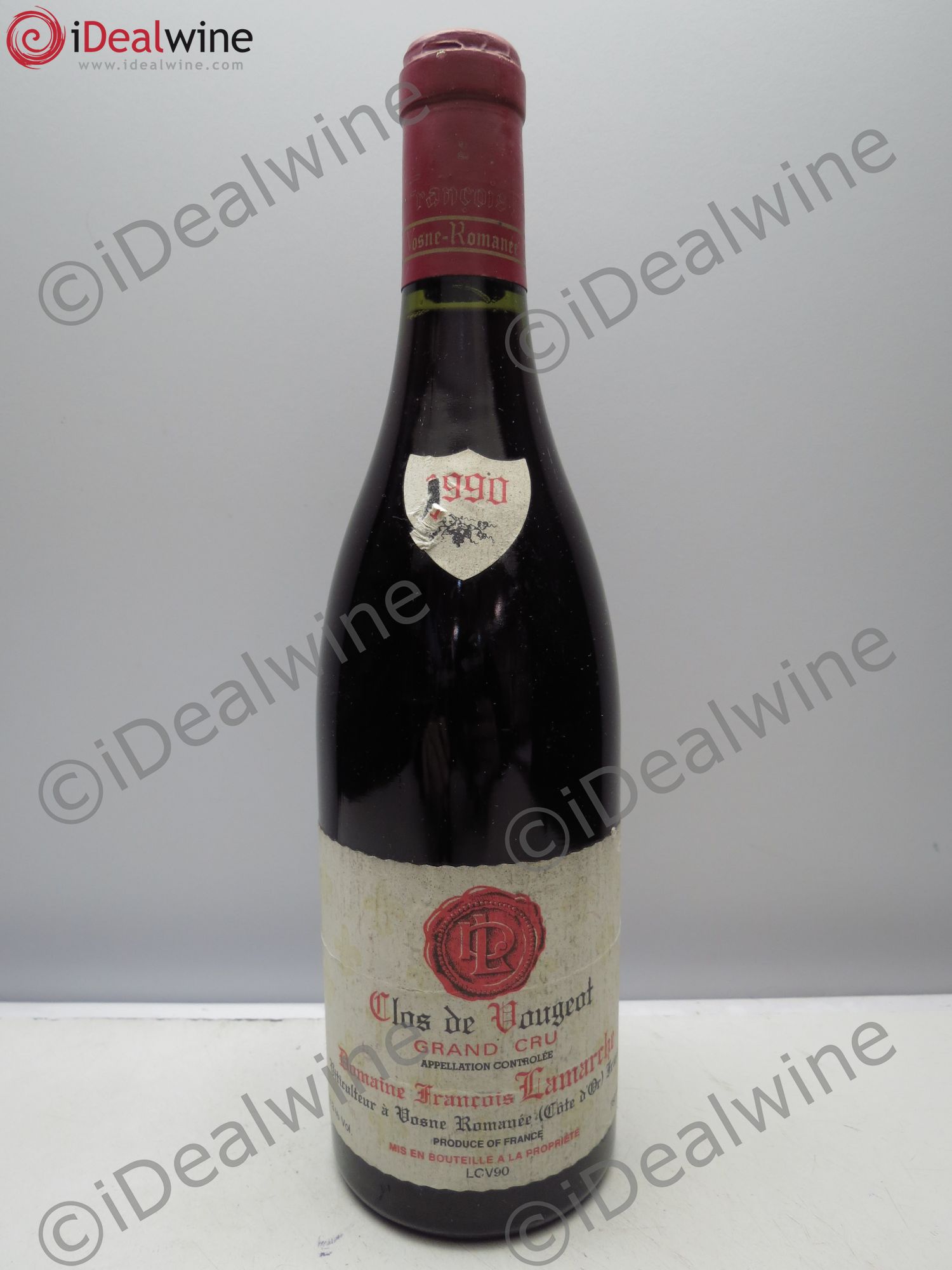 Clos de Vougeot Grand Cru Lamarche (Domaine) 1990 - Lot de 1 bouteille - 0