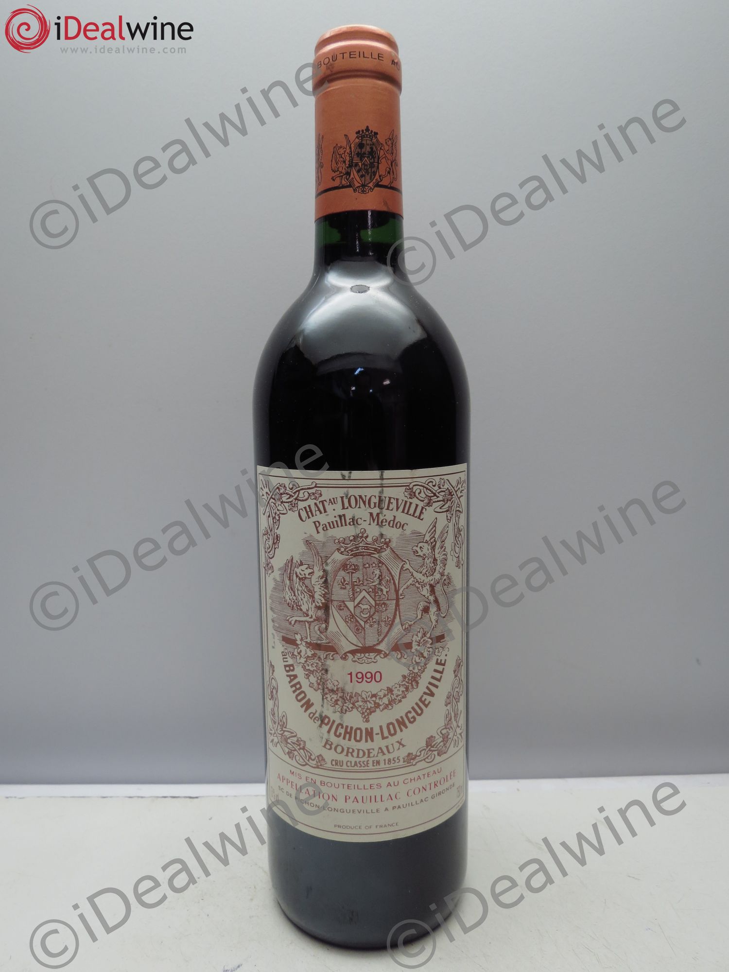 Pichon Longueville Baron 2ème Grand Cru Classé 1990 - Lot de 6 bouteilles - 0
