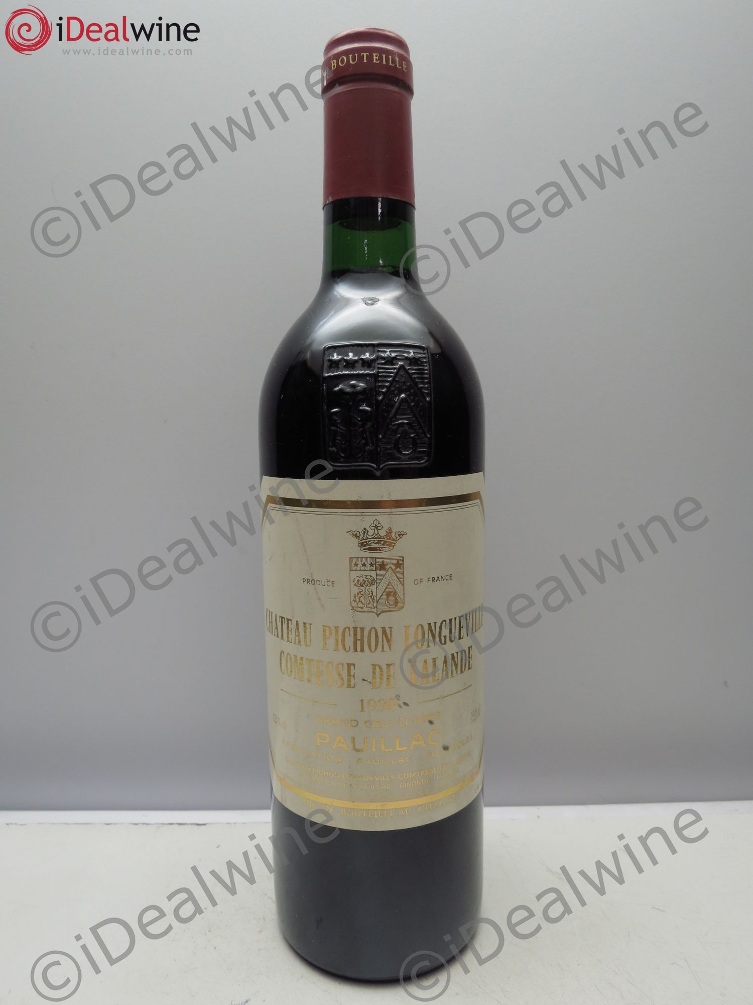 Château Pichon Longueville Comtesse de Lalande 2ème Grand Cru Classé 1990 - Lot de 1 bouteille - 0