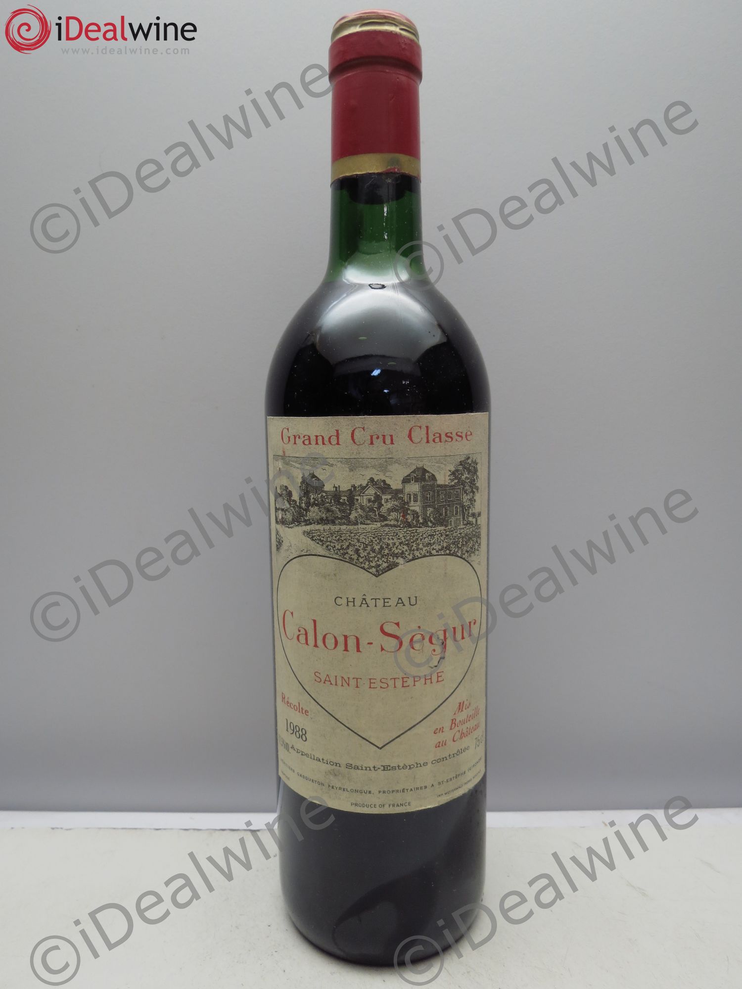 Château Calon Ségur 3ème Grand Cru Classé 1988 - Lot de 1 bouteille - 0