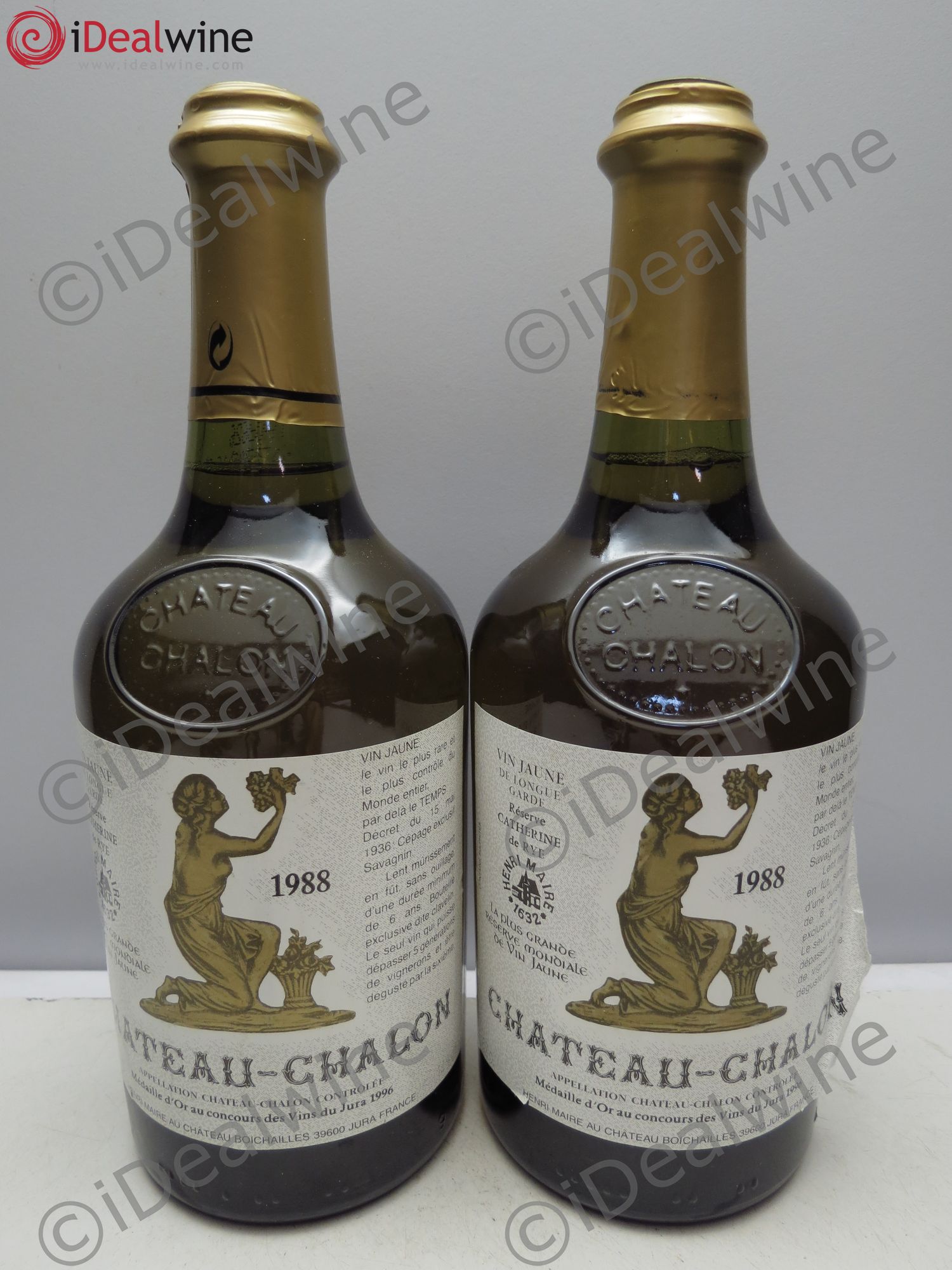 Château-Chalon Réserve Catherine de Rye 1988 - Lot de 2 bouteilles - 0