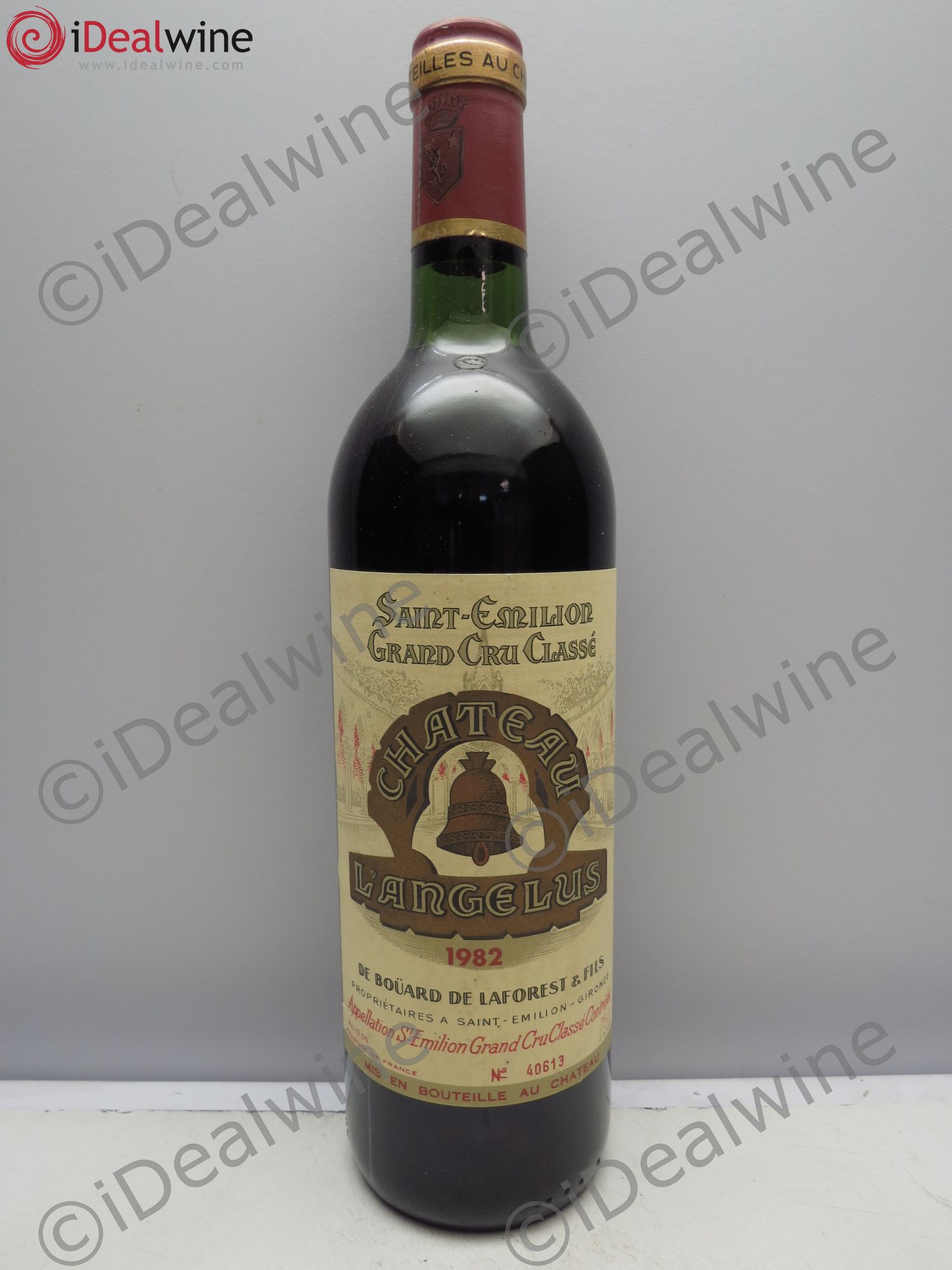 Château Angélus 1er Grand Cru Classé A 1982 - Lot de 1 bouteille - 0
