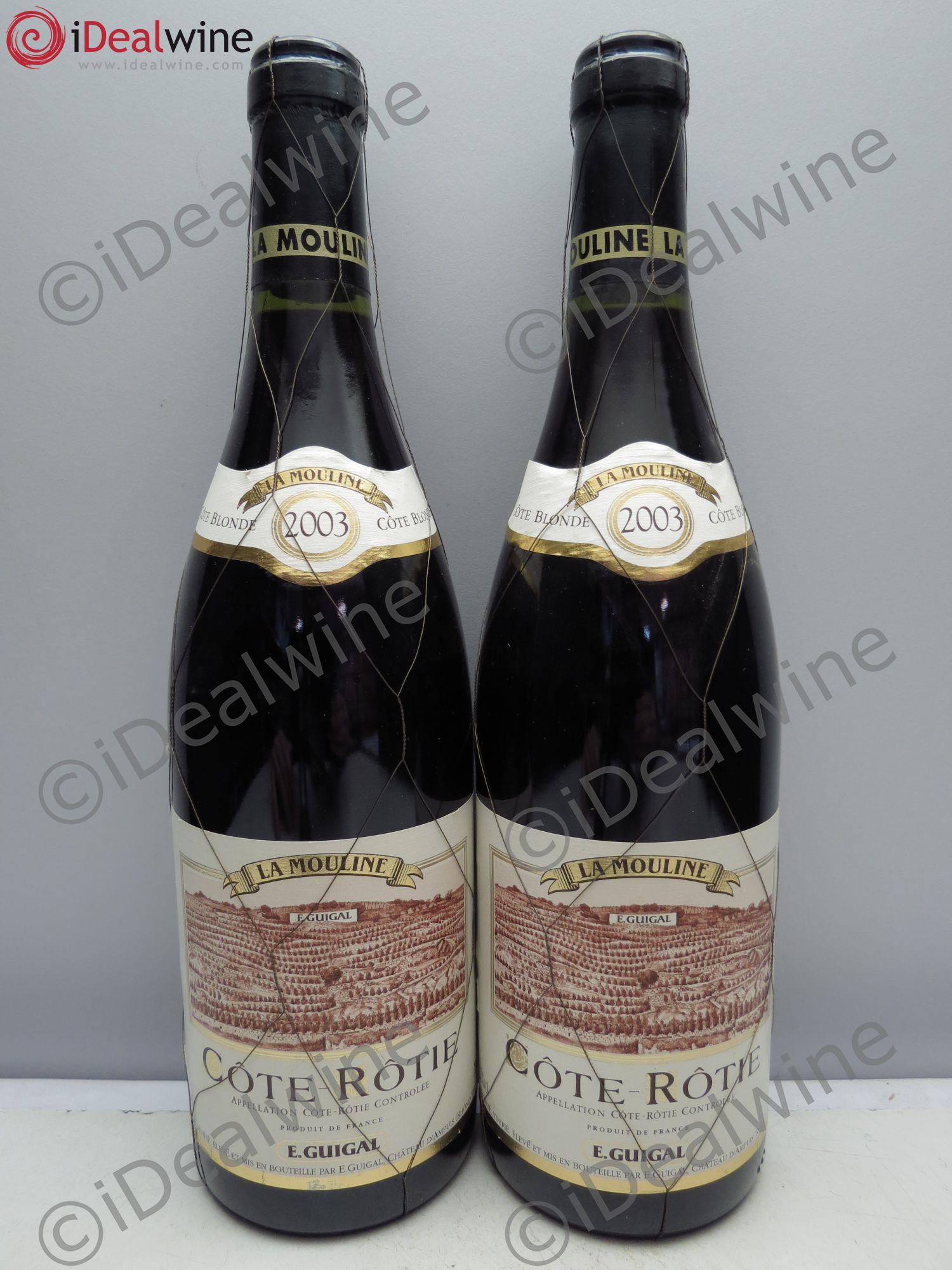Côte-Rôtie La Mouline Guigal 2003 - Lot de 2 bouteilles - 0