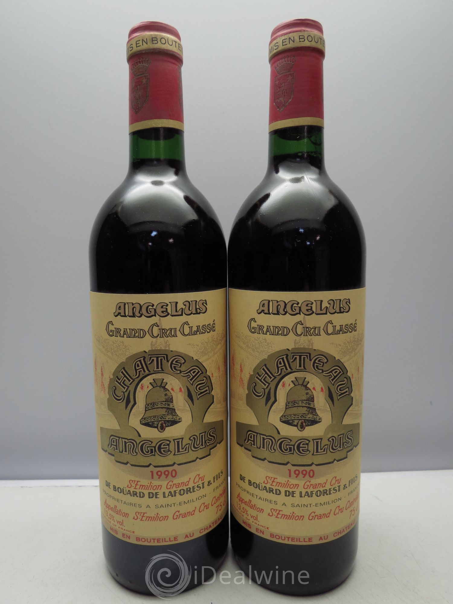 Château Angélus 1er Grand Cru Classé A 1990 - Lot de 12 bouteilles - 2