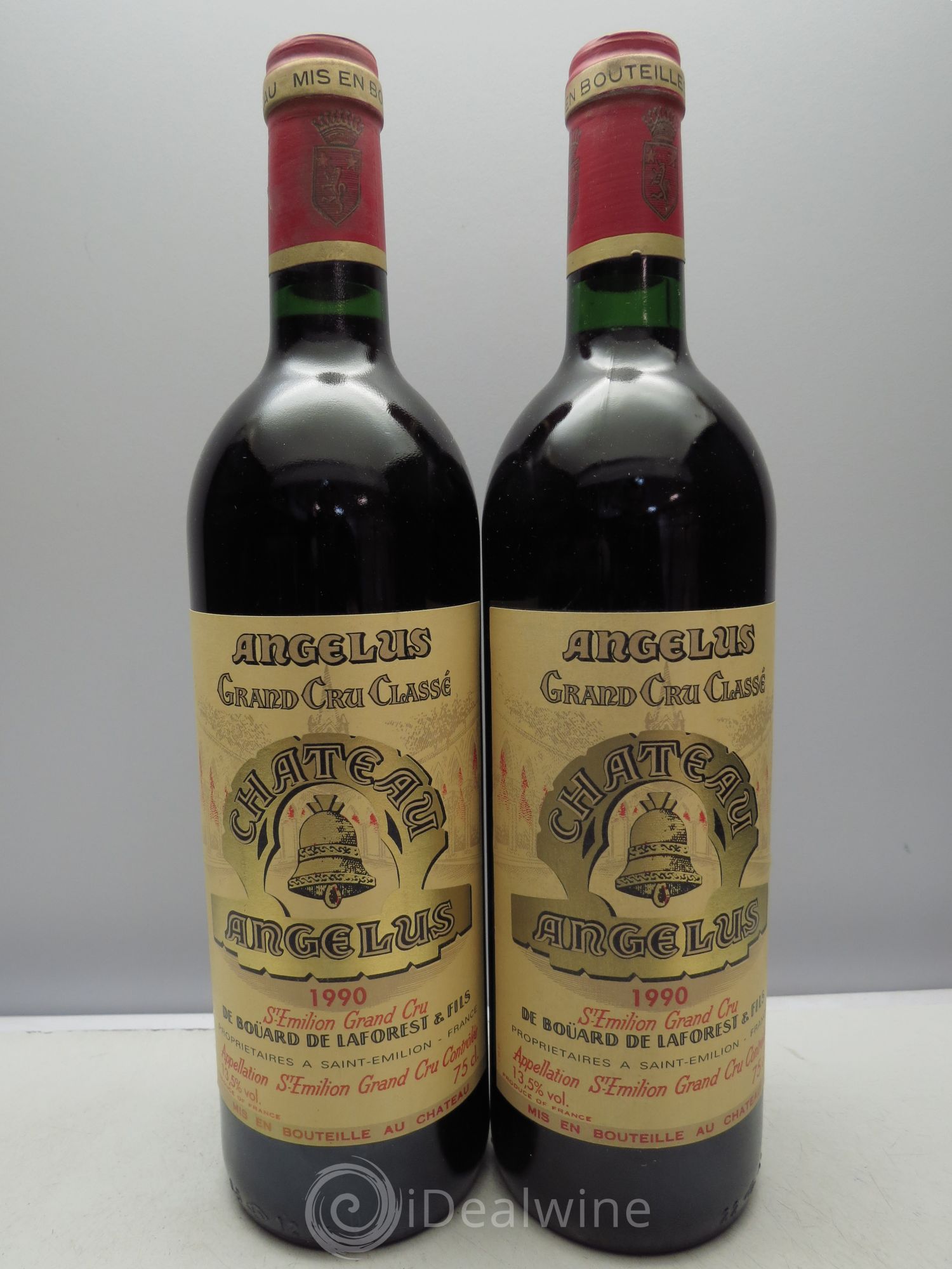 Château Angélus 1er Grand Cru Classé A 1990 - Lot de 12 bouteilles - 6