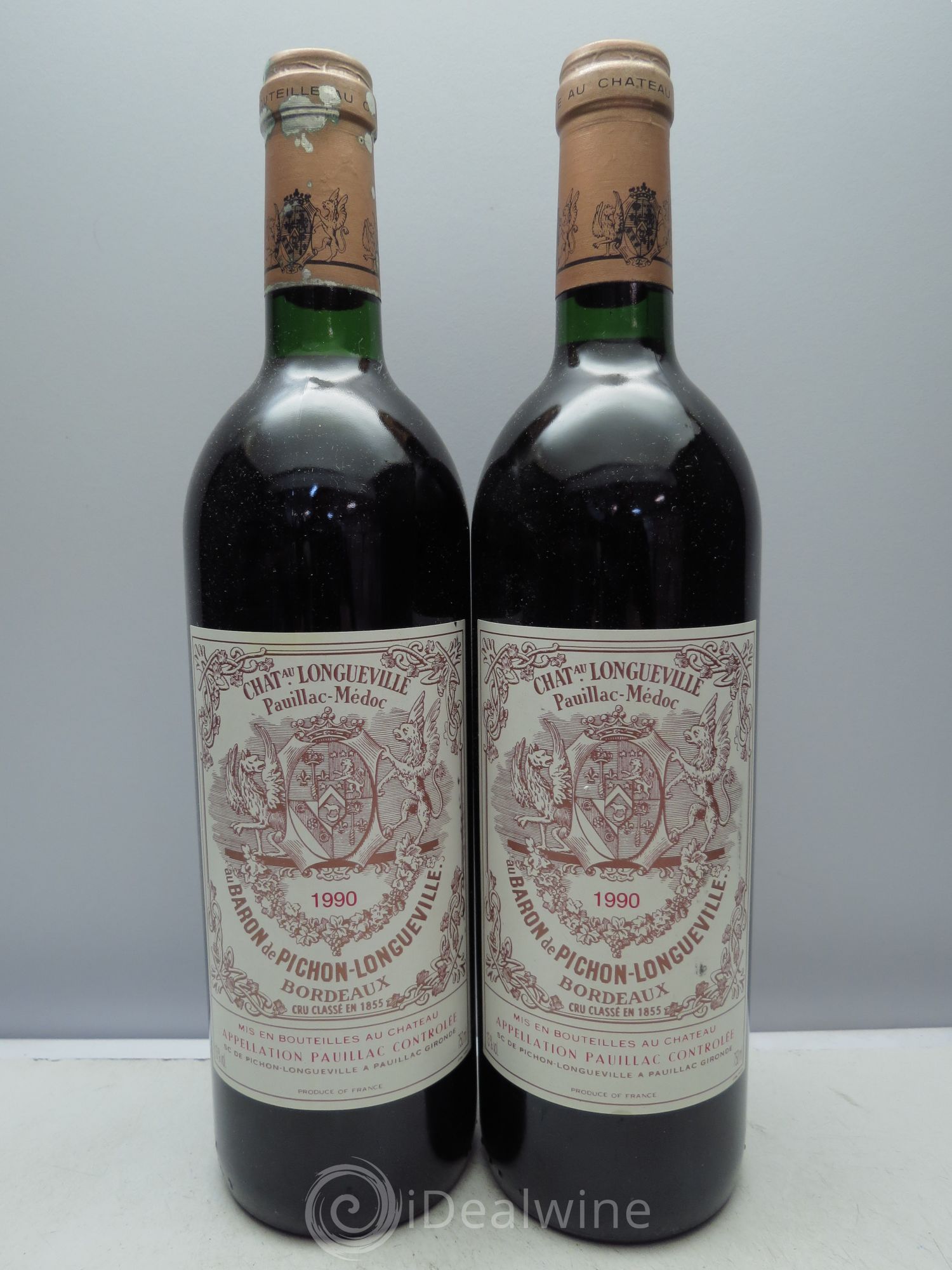 Pichon Longueville Baron 2ème Grand Cru Classé 1990 - Lot de 12 bouteilles - 6