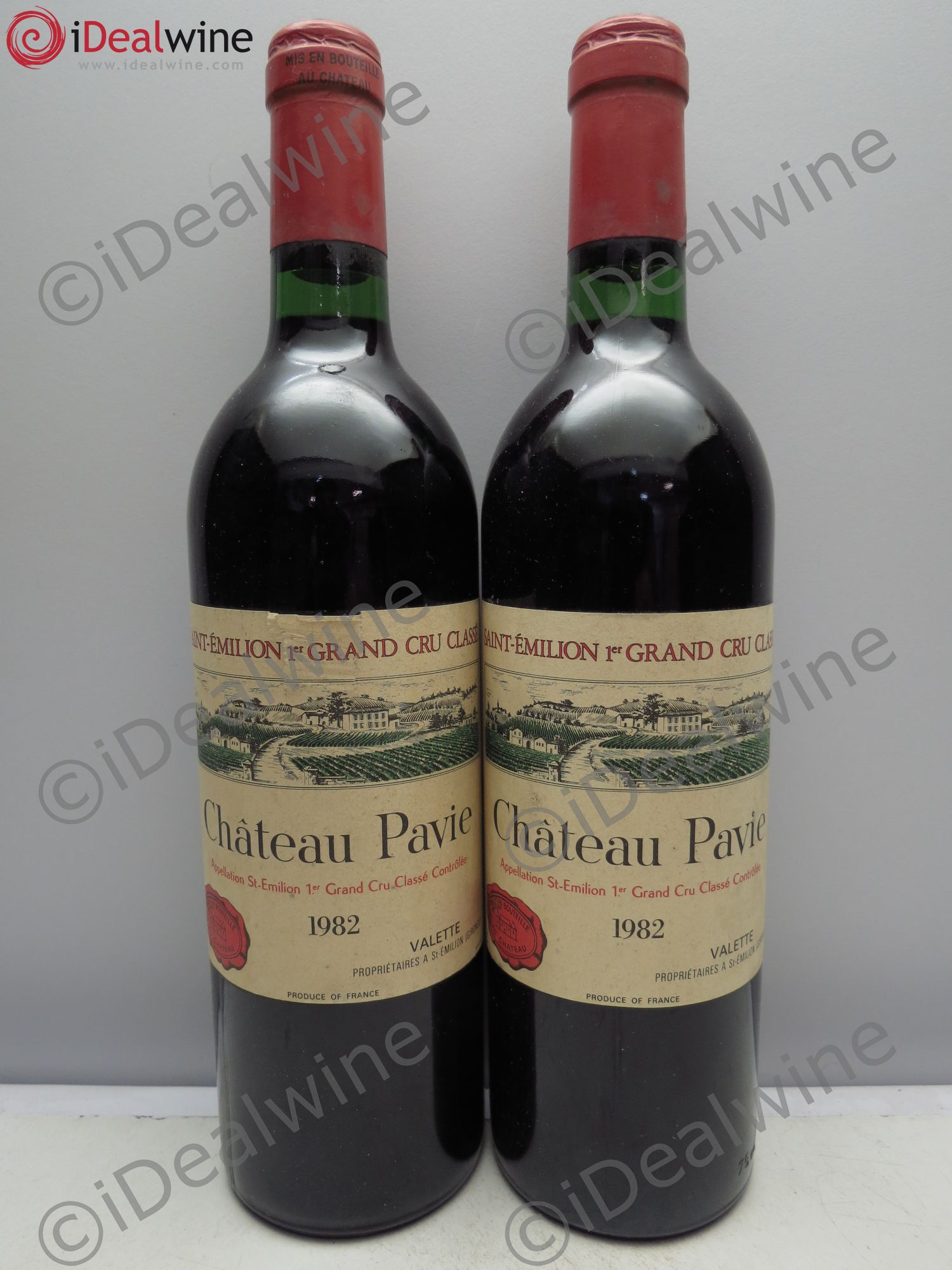 Château Pavie 1er Grand Cru Classé A 1982 - Lot de 2 bouteilles - 0