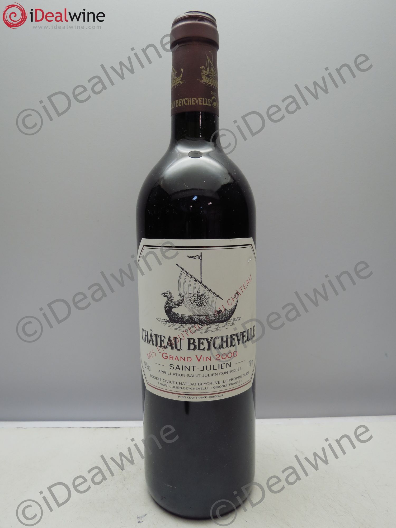 Château Beychevelle 4ème Grand Cru Classé 2000 - Lot de 12 bouteilles - 0