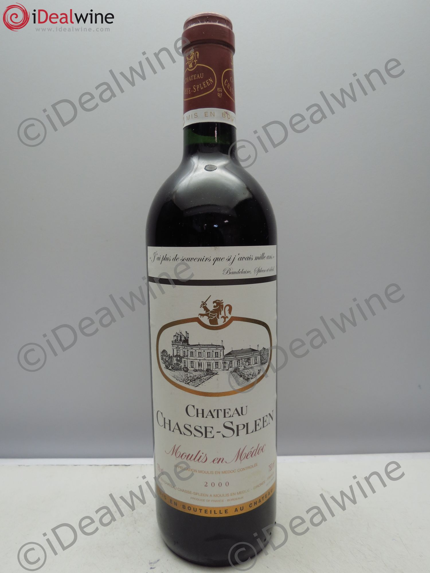 Château Chasse Spleen 2000 - Lot de 12 bouteilles - 0