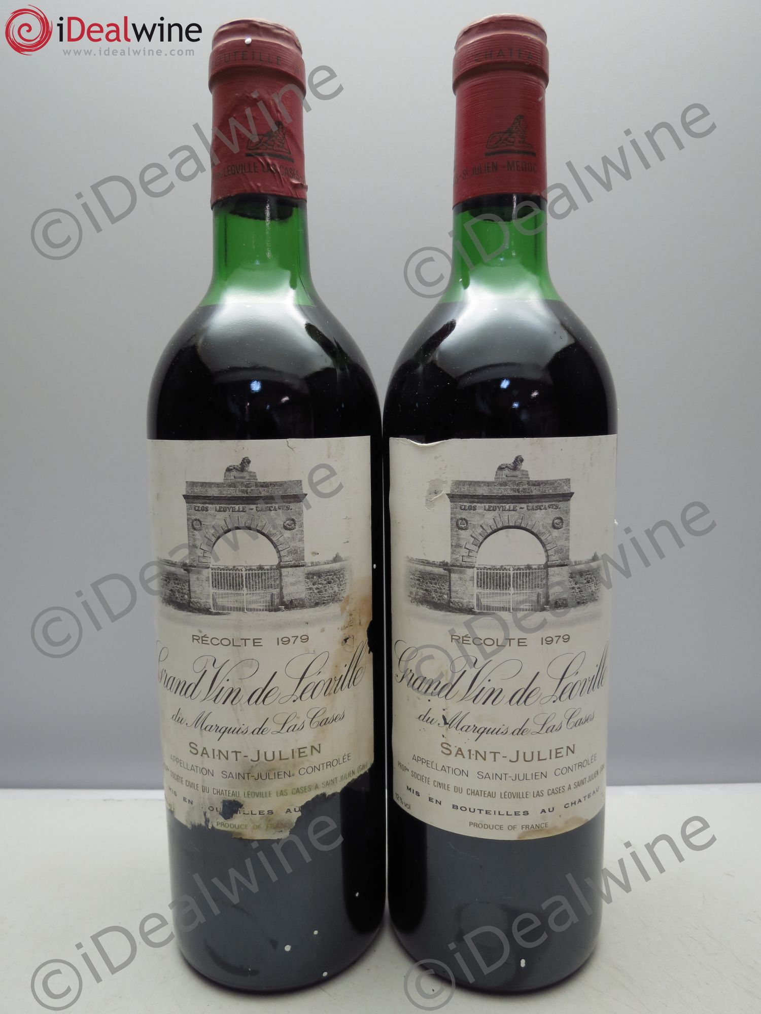 Château Léoville Las Cases 2ème Grand Cru Classé 1979 - Lot de 2 bouteilles - 0